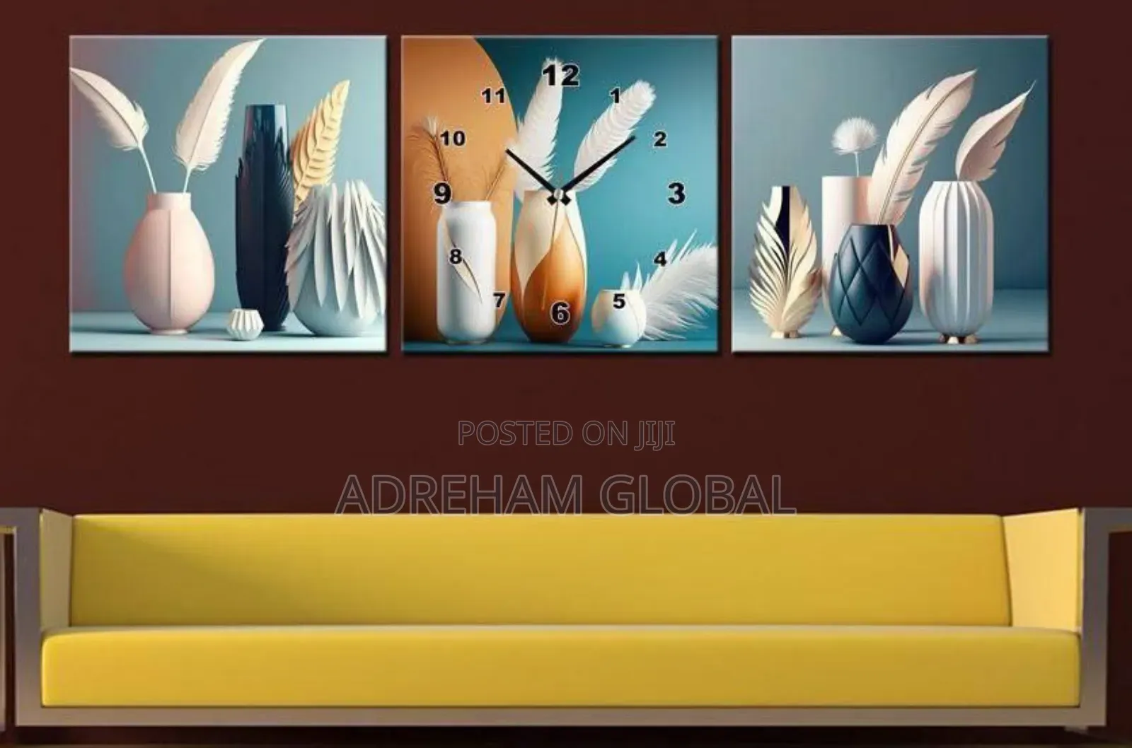 3in 1 Beautiful Wall Clock