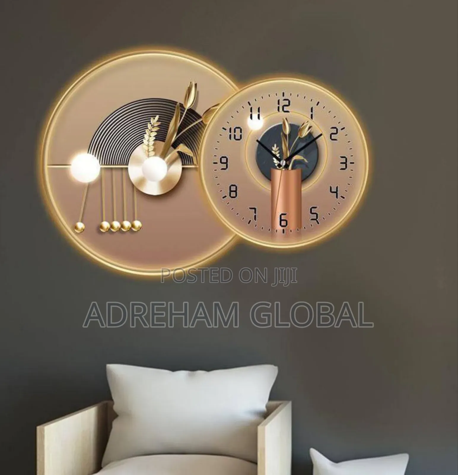 2in 1 Design Wall Clock