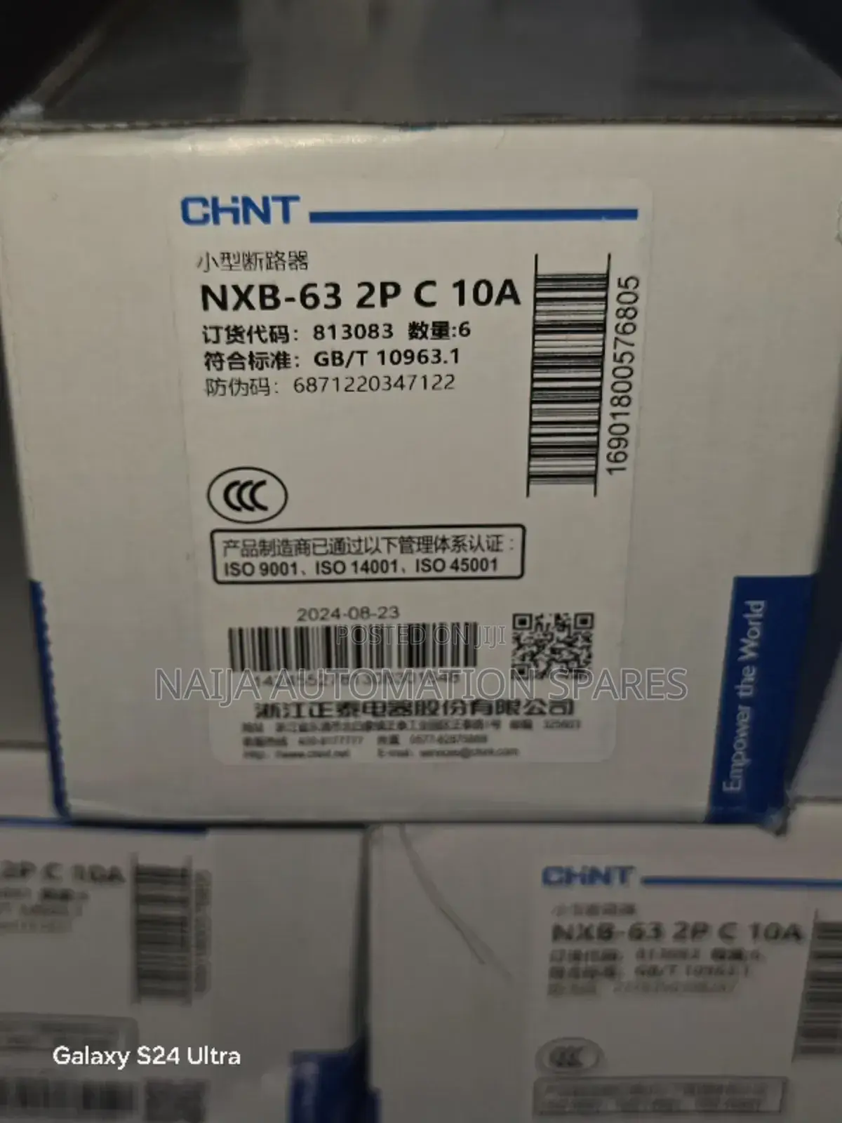 Chint Mini Circuit Breaker 10amp, 2 Pole | NXB-63 2P C 10A