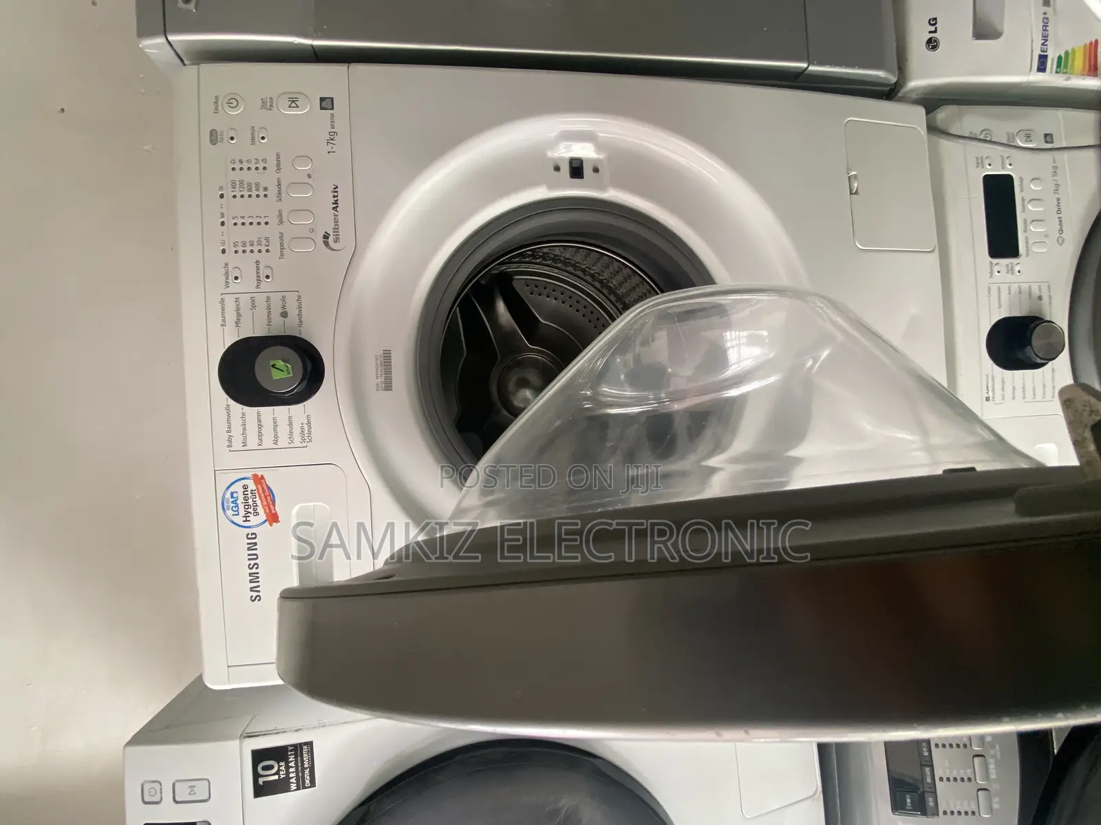 Samsung Washing Machine Front-Load 7 Kg 1400 RPM, White