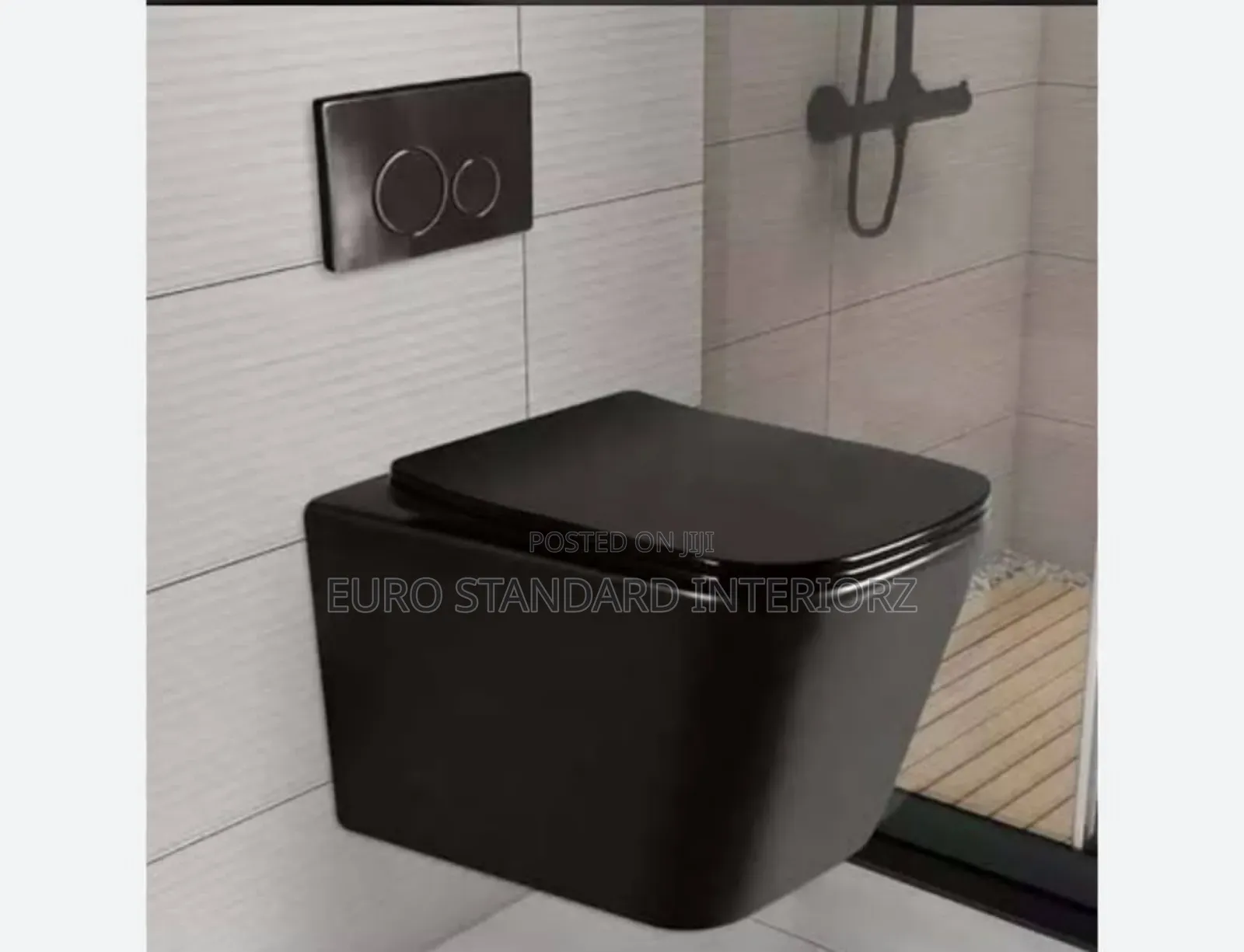 Wall Tank Conceal Wc Black