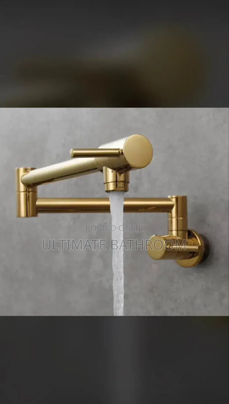 Mat Gold Pot Filler Tap