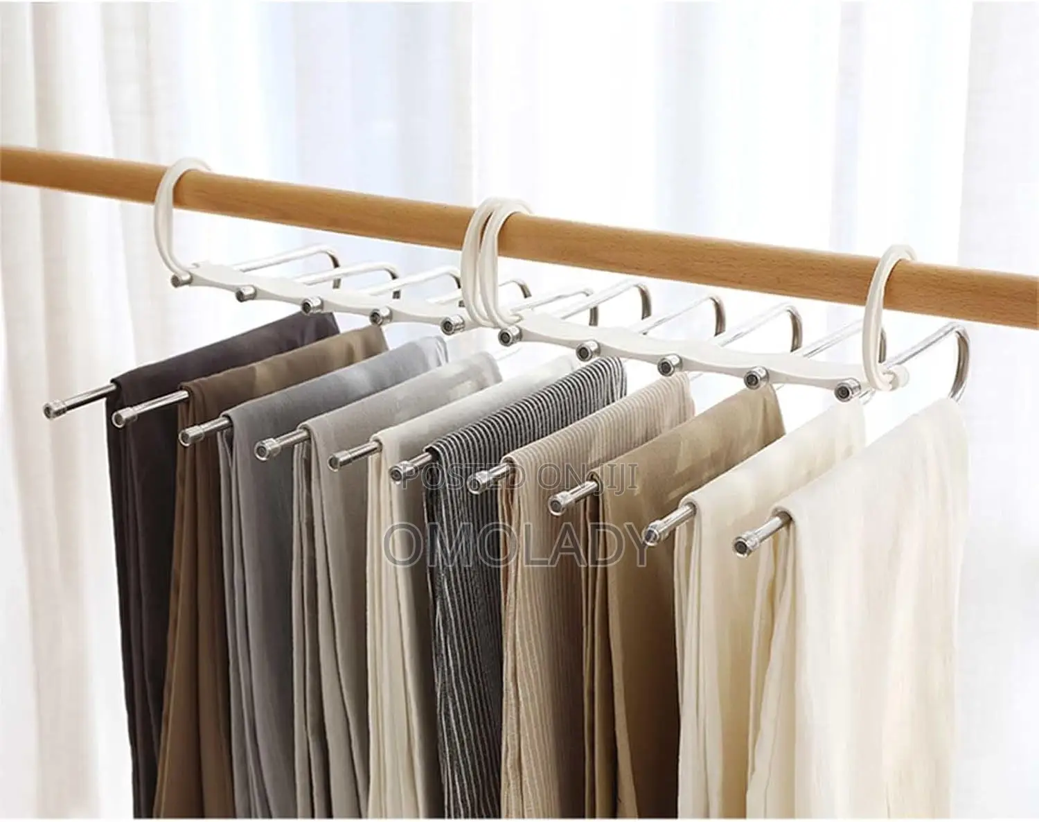 Stainless Steel Foldable Hangers for Clothes 5in1