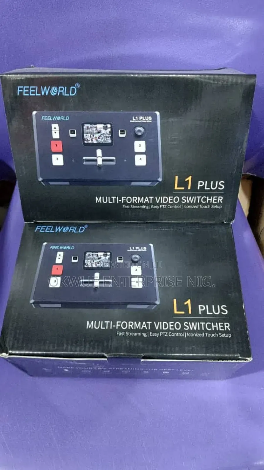 .Feelworld L1 Plus Digital 4 Channels Video Mixer.
