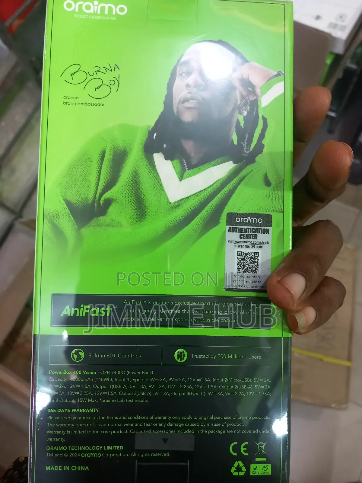Oraimo 40000mah Power Bank
