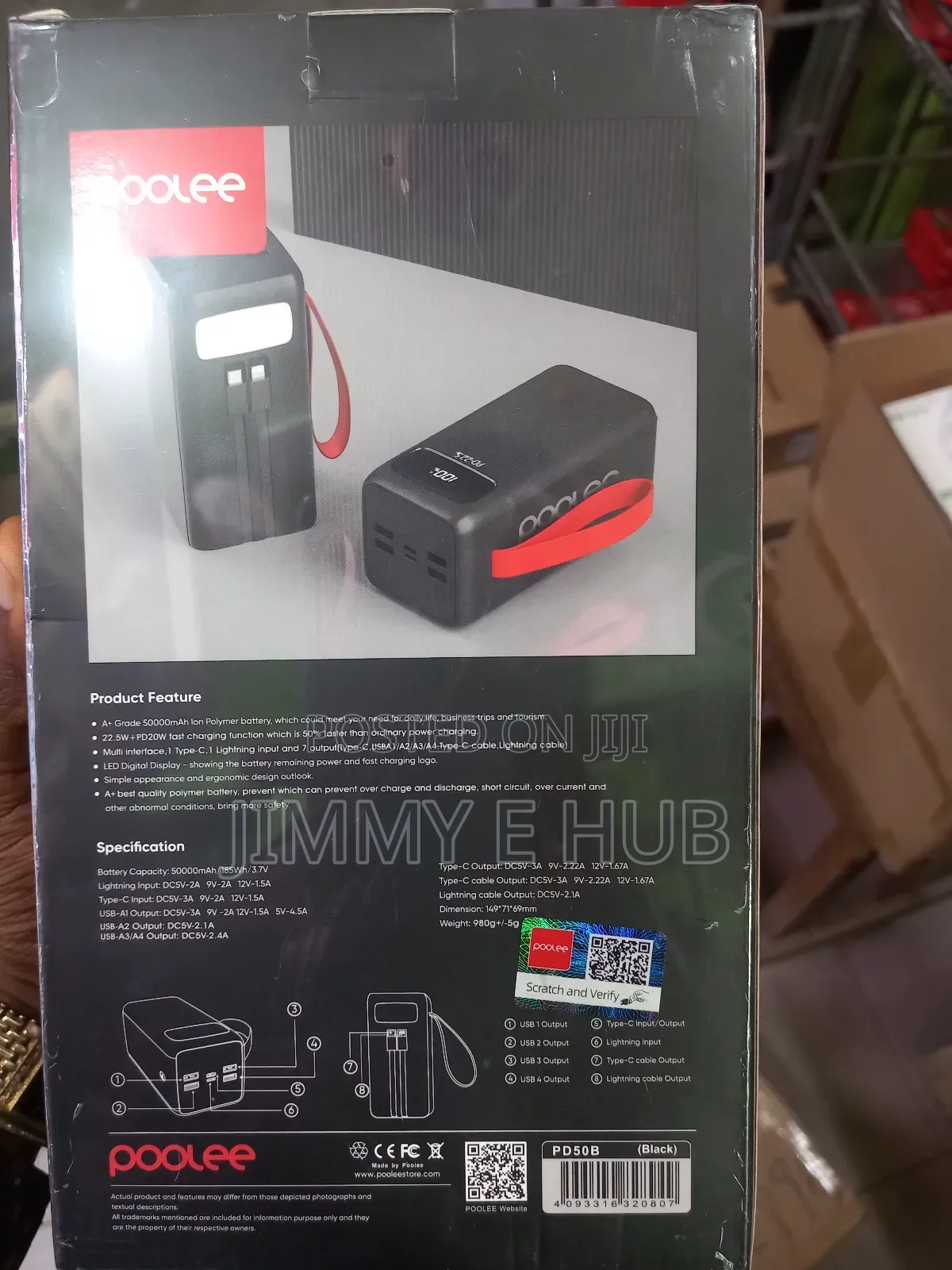 Poolee 50000mah Powerbank