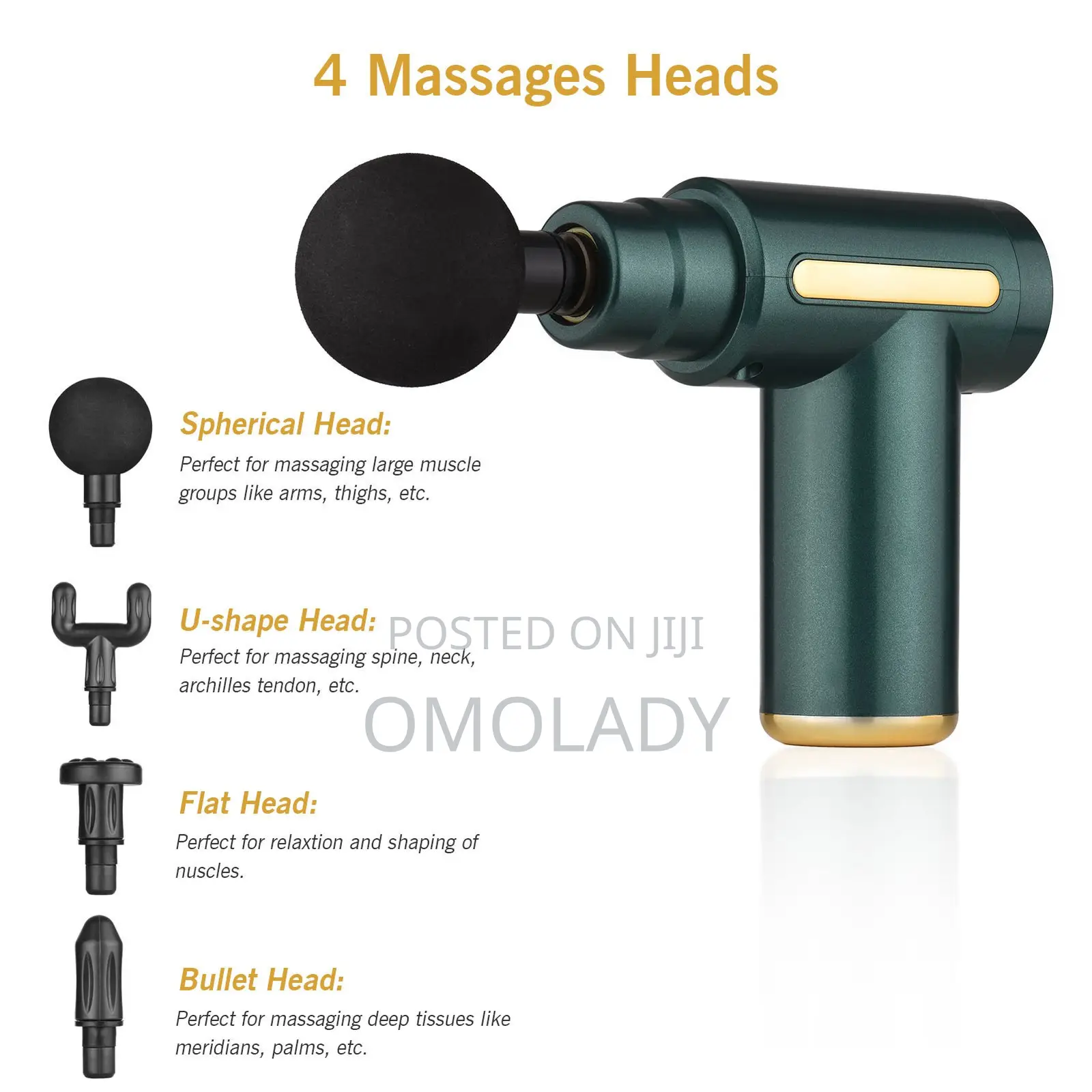 Wireless Fascial Massage Gun Deep Tissue Fitness Massager