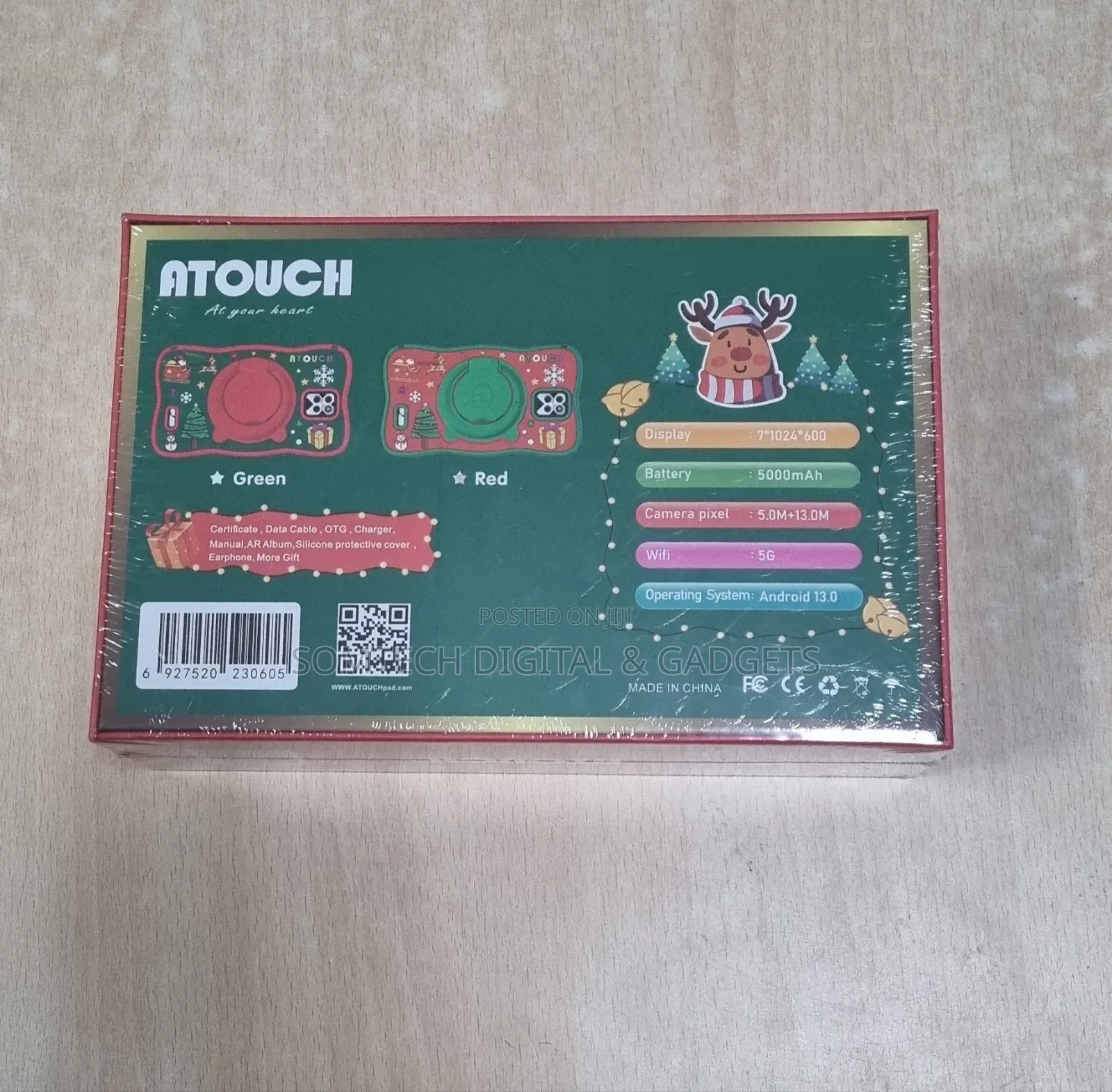Children's Educational Tablet Atouch KS43 8GB 256gb