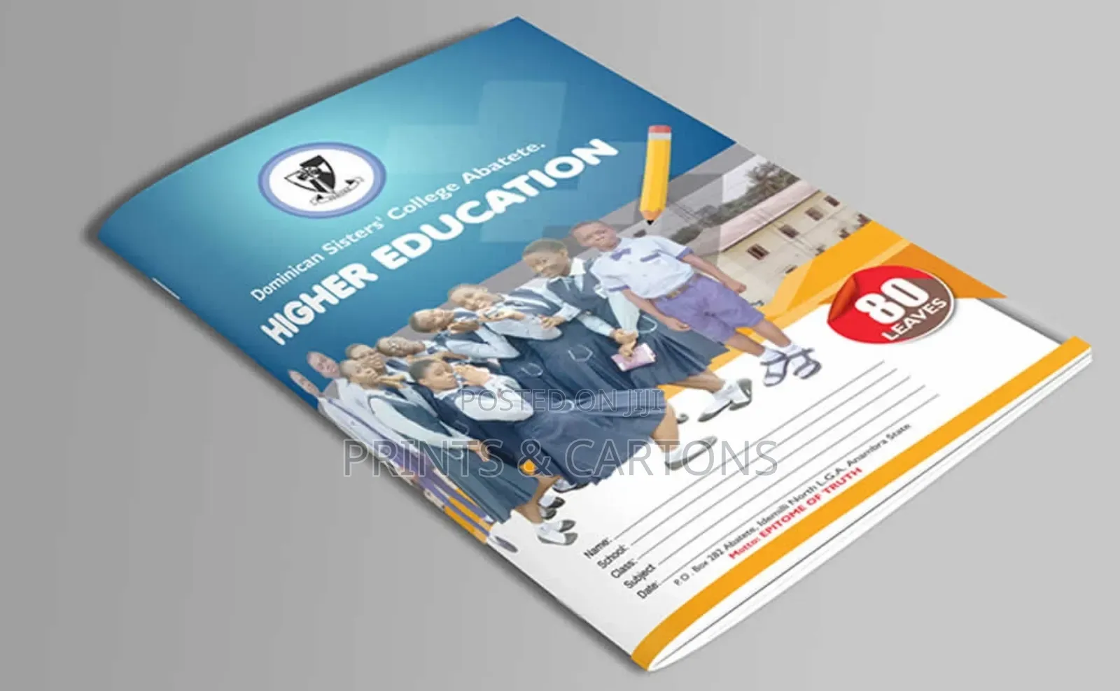 Exercise Books Printing NG