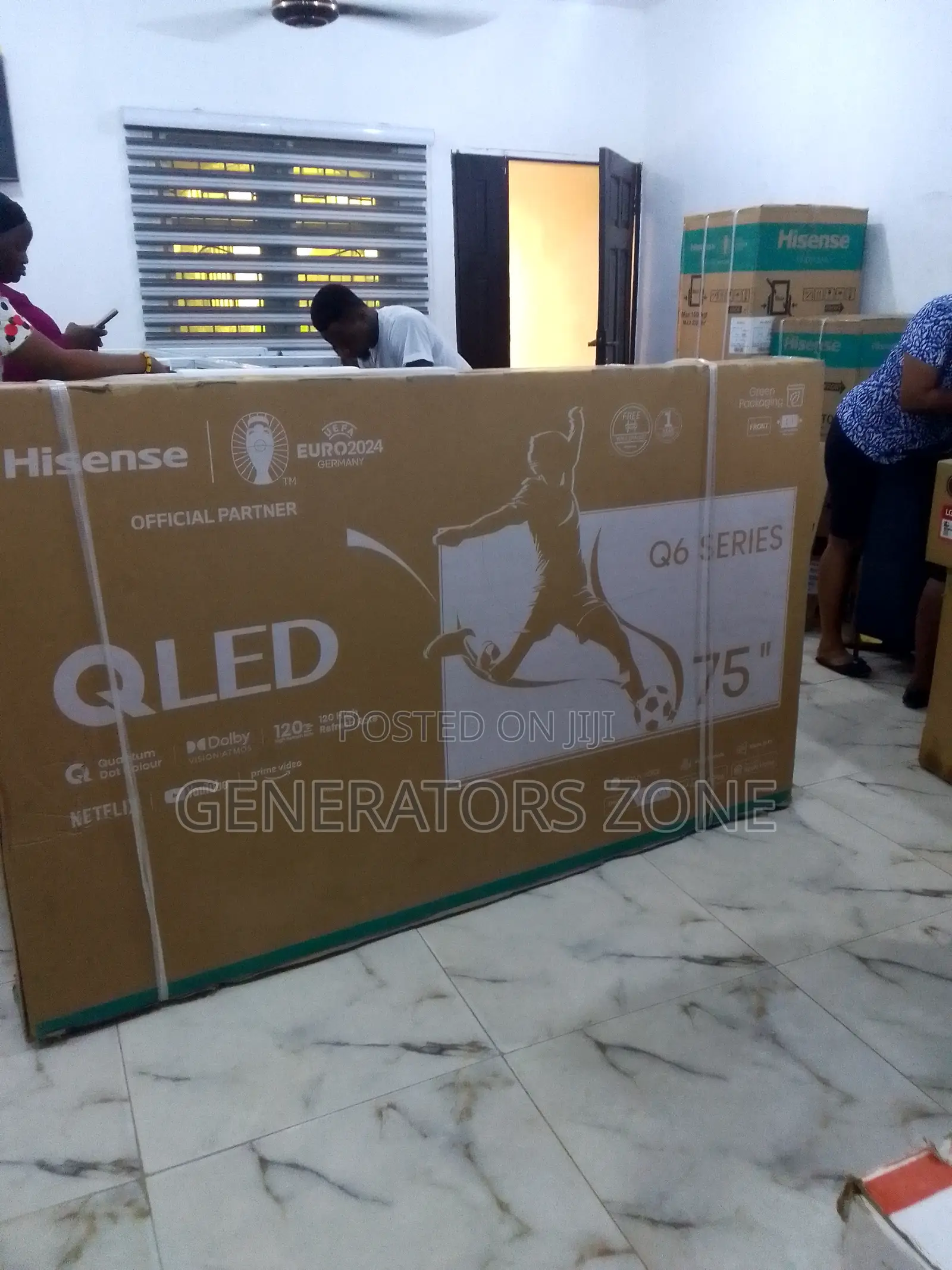 Factory New Hisense Qled 75 Inches "Qseries"
