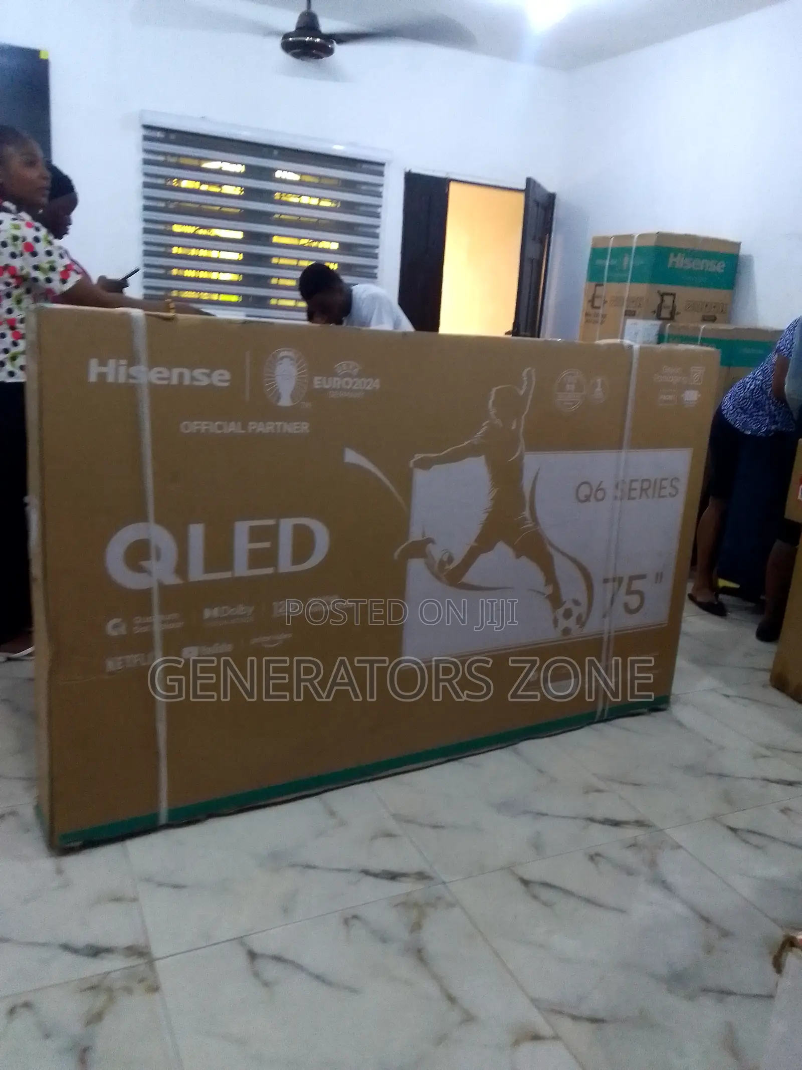 Ultra Slim Hisense Qled 75 Inches Qseries
