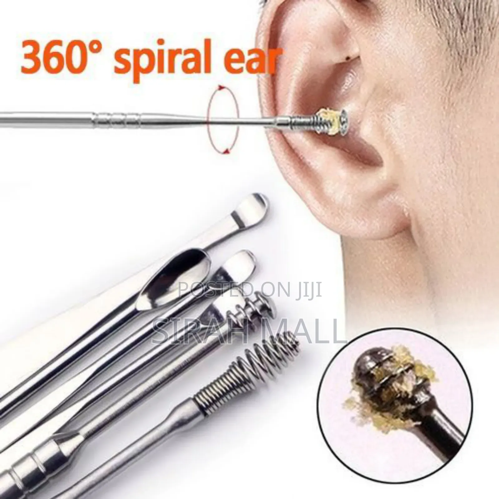 6PCS Ear Cleaner - Ear Wax Removal Tool Earpick Remover