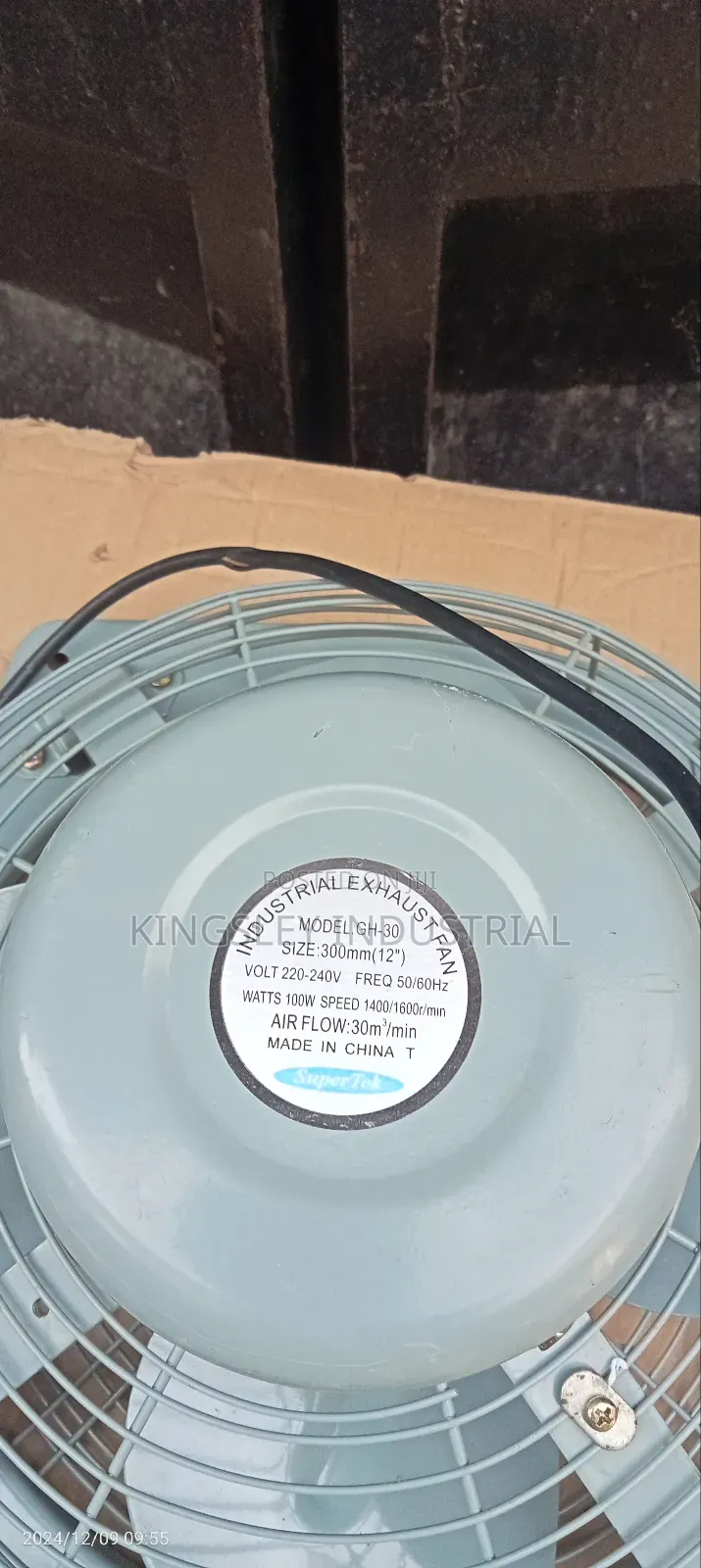 Extractor Fan 12inches 1400 RPM