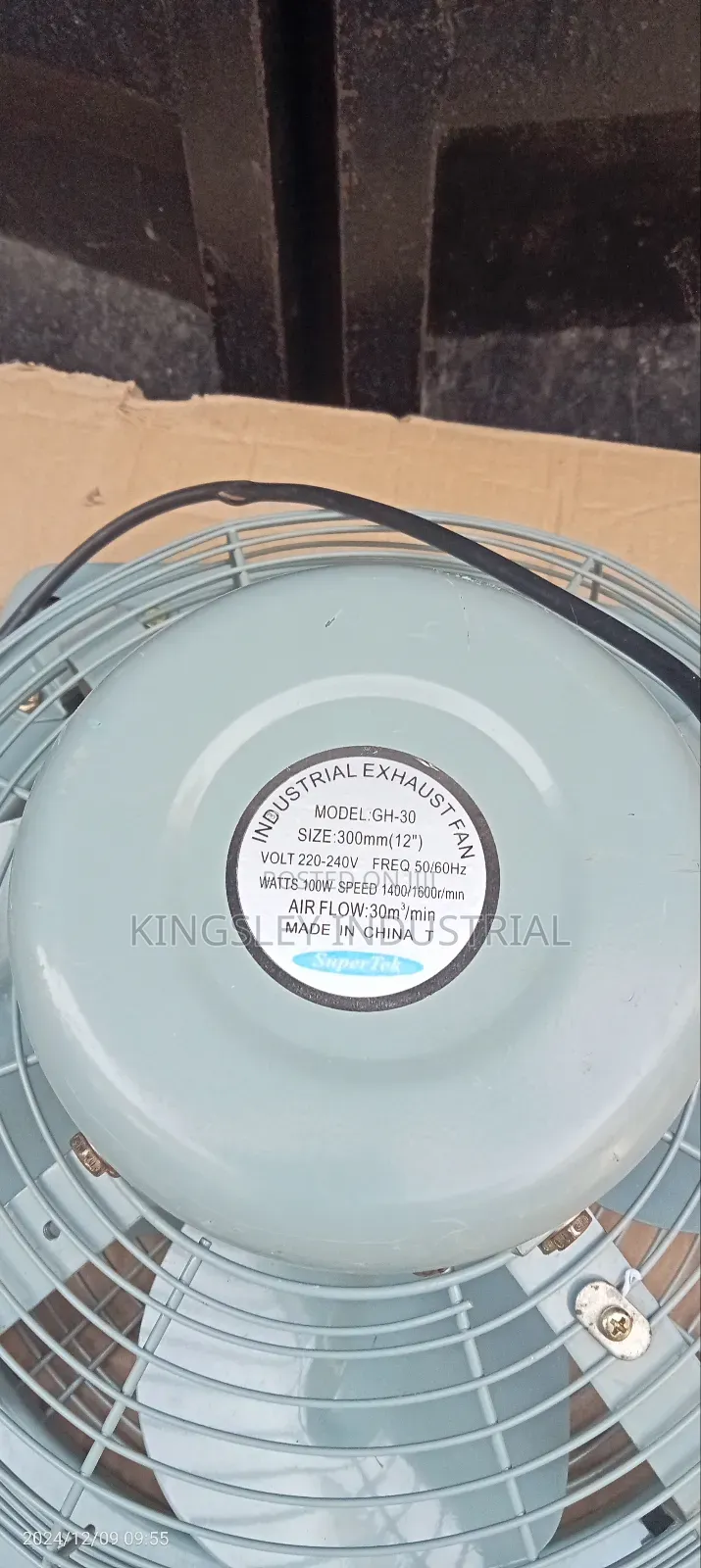 Extractor Fan 12inches 1400 RPM