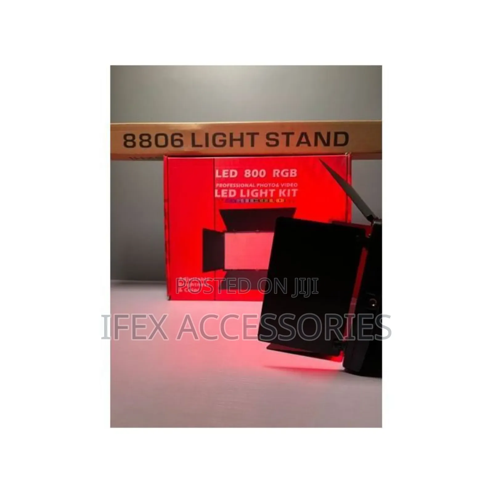 LED 800 RGB - Professional Photo Video Light KIT Varicolor