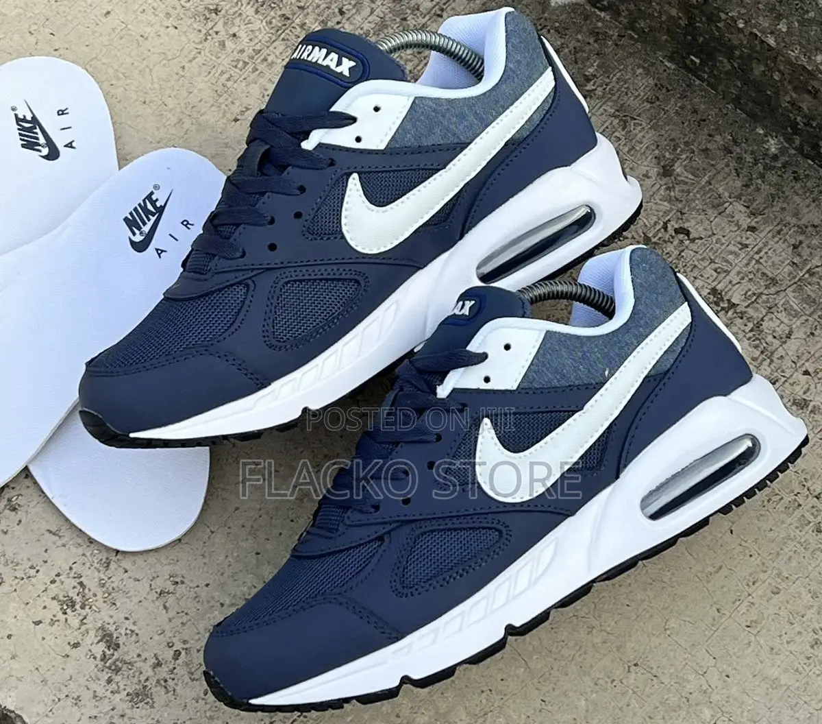 Original Nike Air Max 90 Navy Blue Sneakers