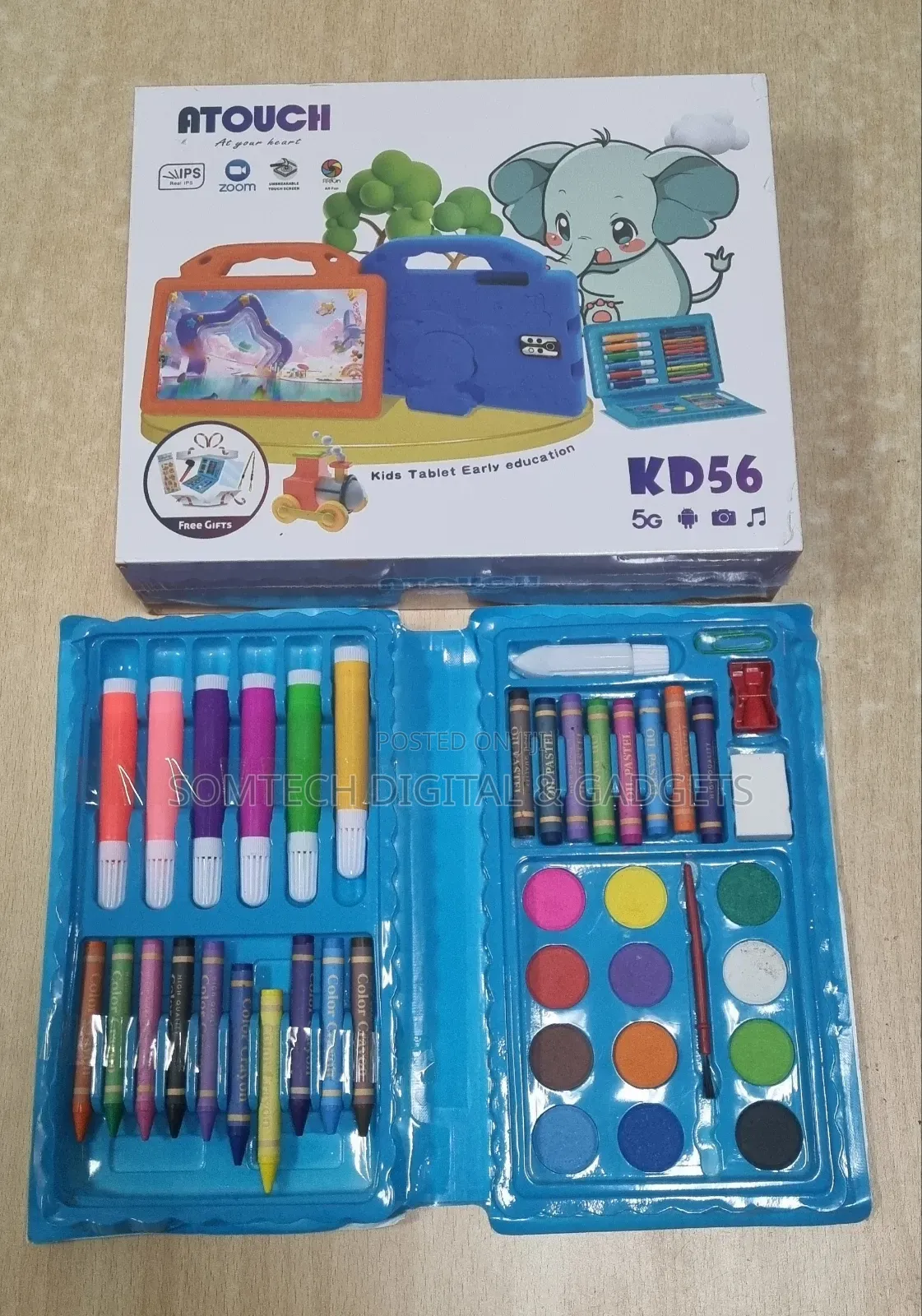 Kid's Educational Tablet Atouch KD53 8gb 256gb 8000mah Sim