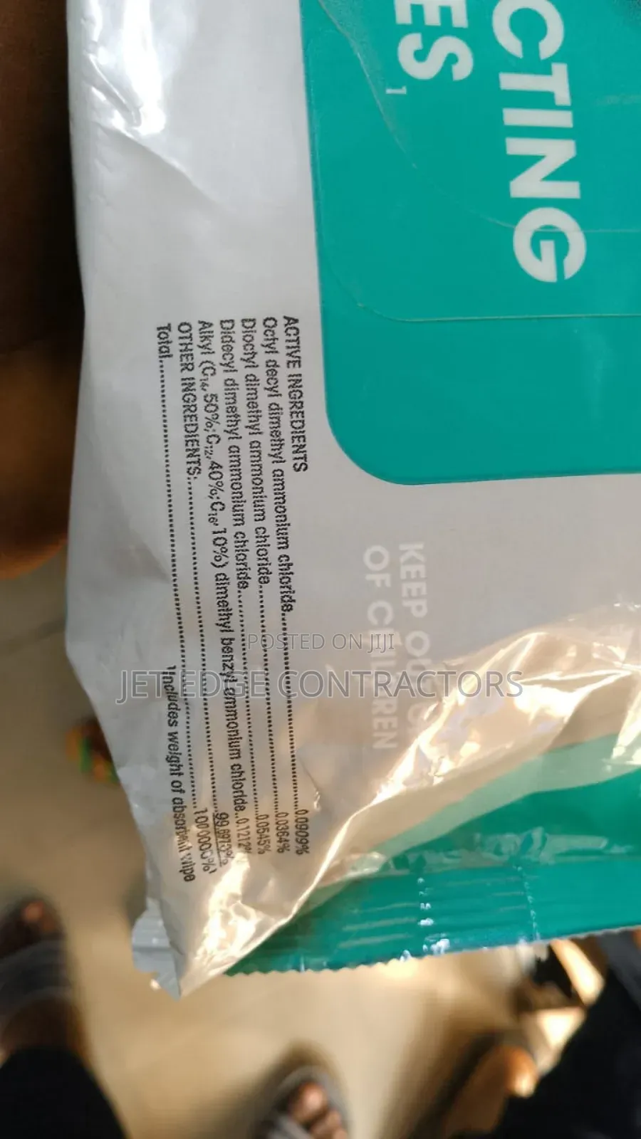 Antimicrobial Disinfectant Wipes