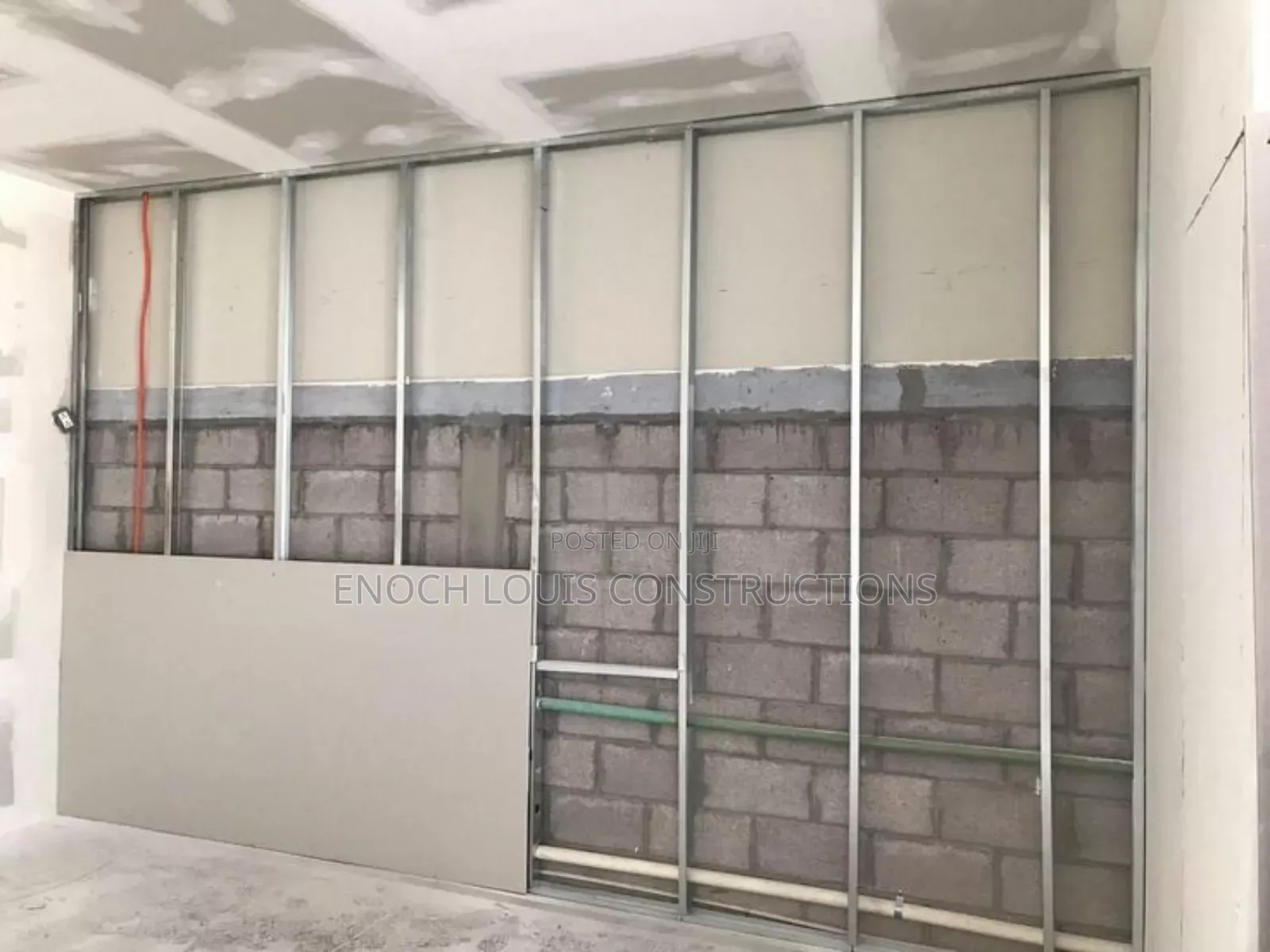 W Build Best Gypsum Wall Partition With Rock Wool Insulation