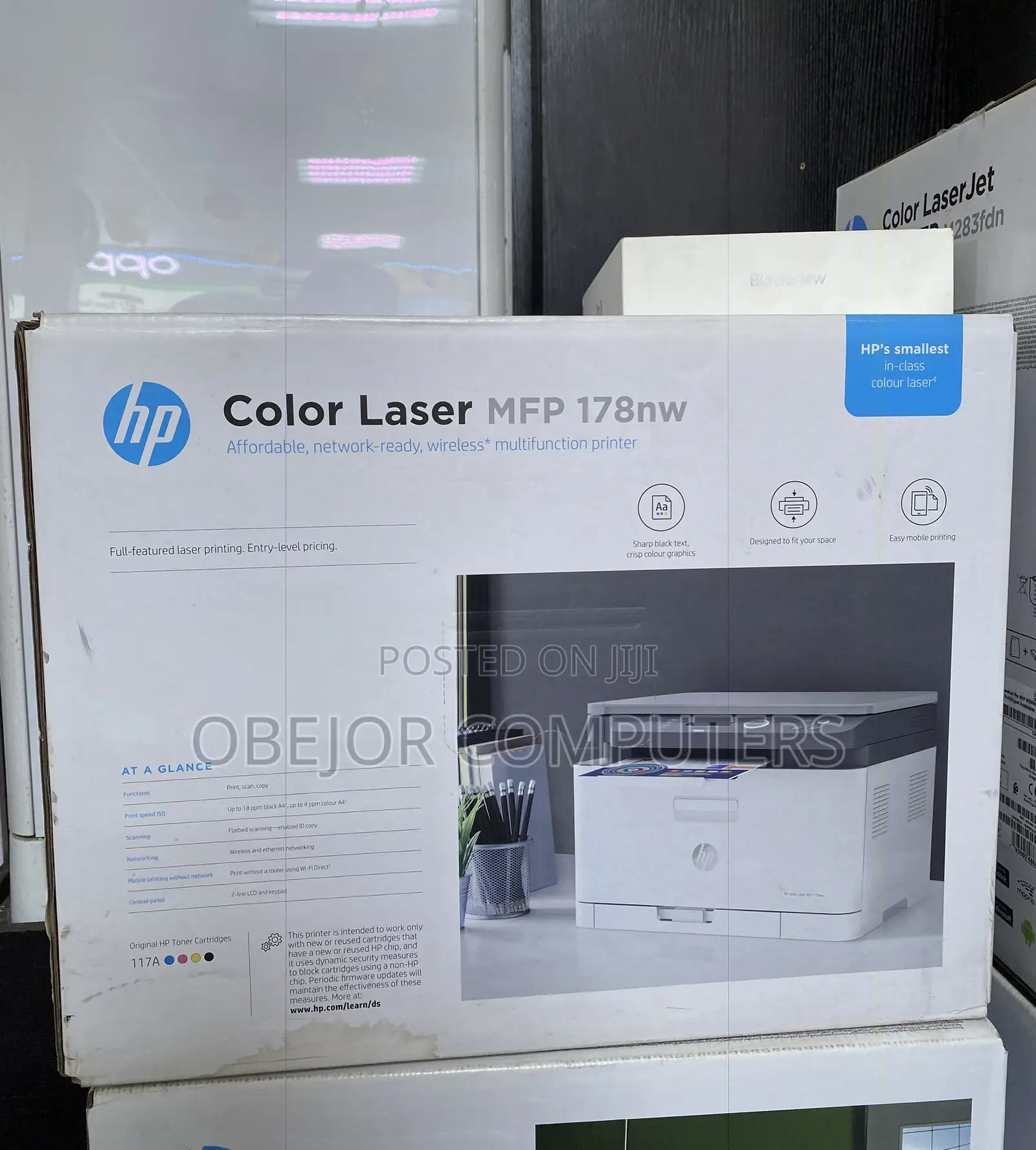 HP MFP 178nw Wireless Color Laser Multifunction Printer