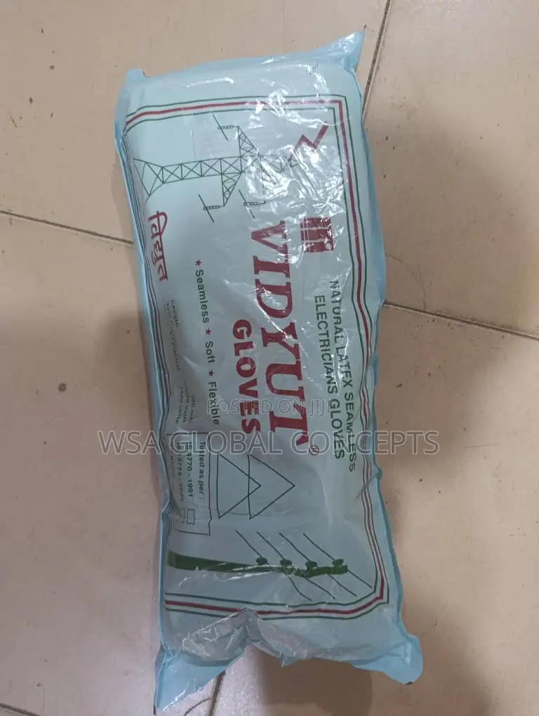 Natural Latex Seamless Electrician Gloves