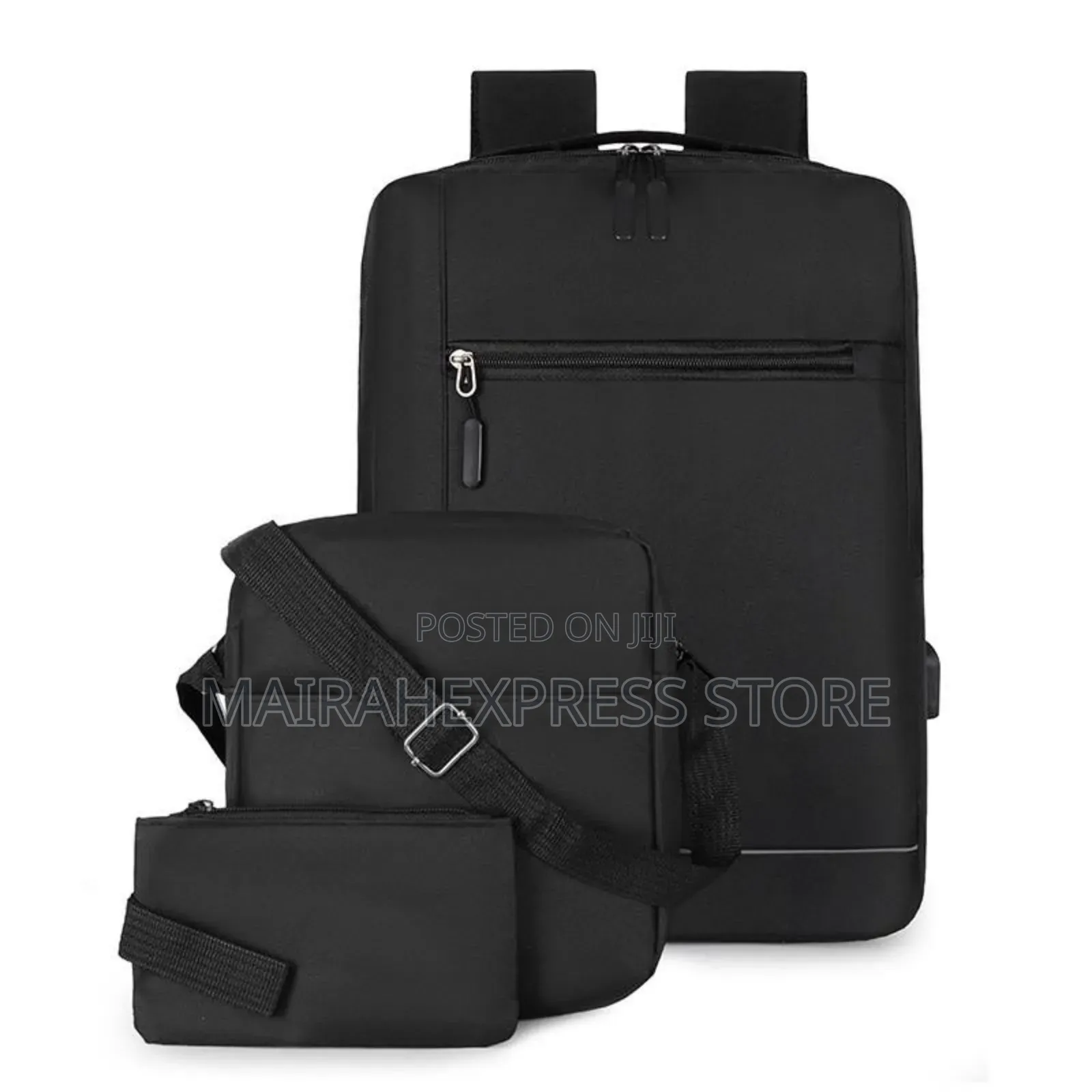 Multifunctional USB Charging Oxford Rucksack Laptop Bag