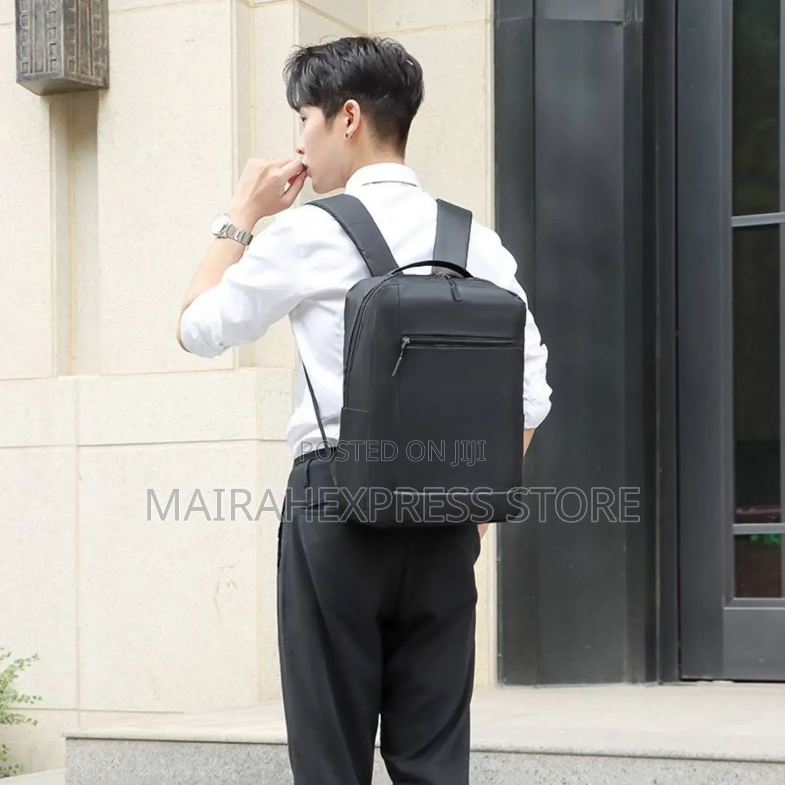 Multifunctional USB Charging Oxford Rucksack Laptop Bag