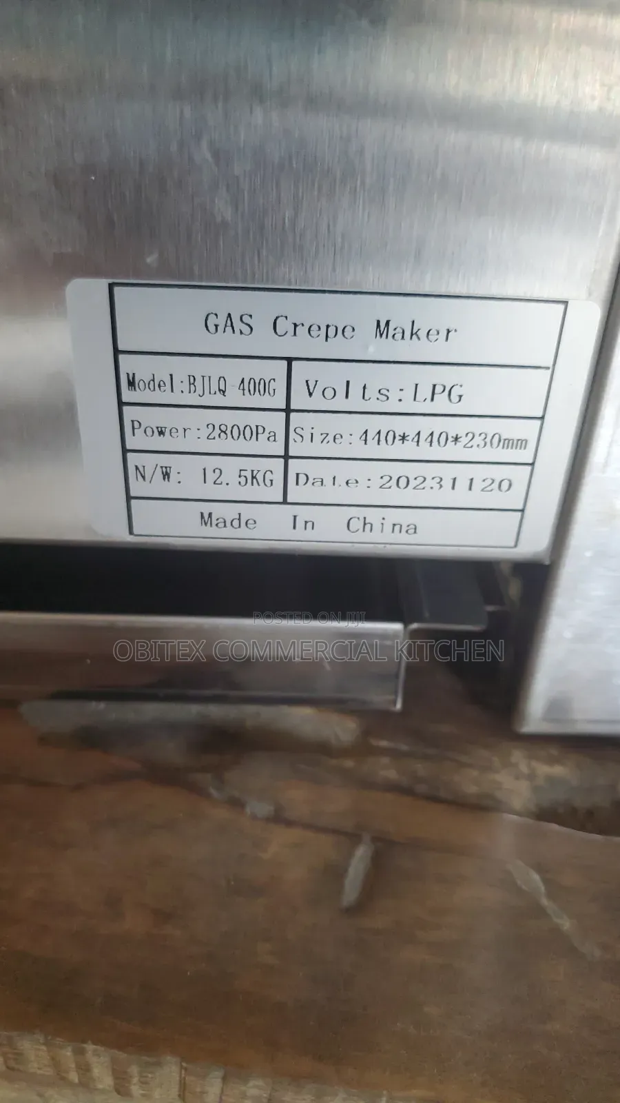 Gas Crepe Maker Machine Is Available for Sale