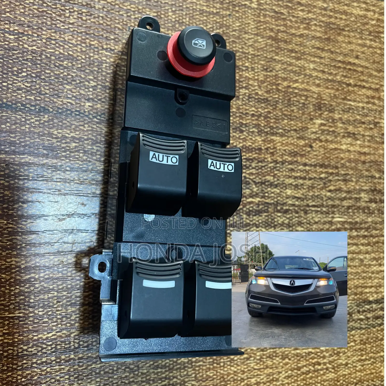 Master Power Window Tapping Glass Pressing Button Acura MDX