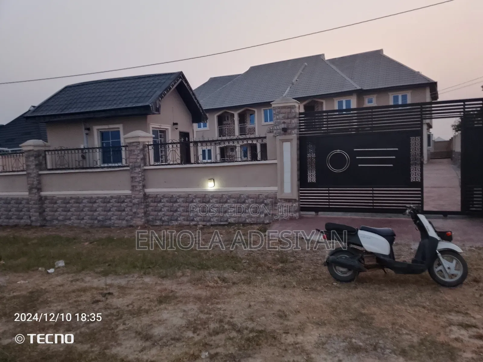 Furnished 3bdrm Block of Flats in Ajebo Estate, Igbogbo for rent