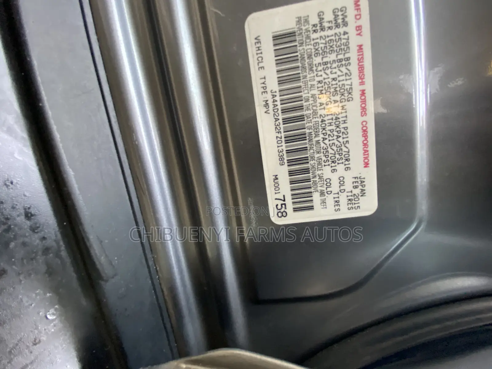 Mitsubishi Outlander 2015 Gray