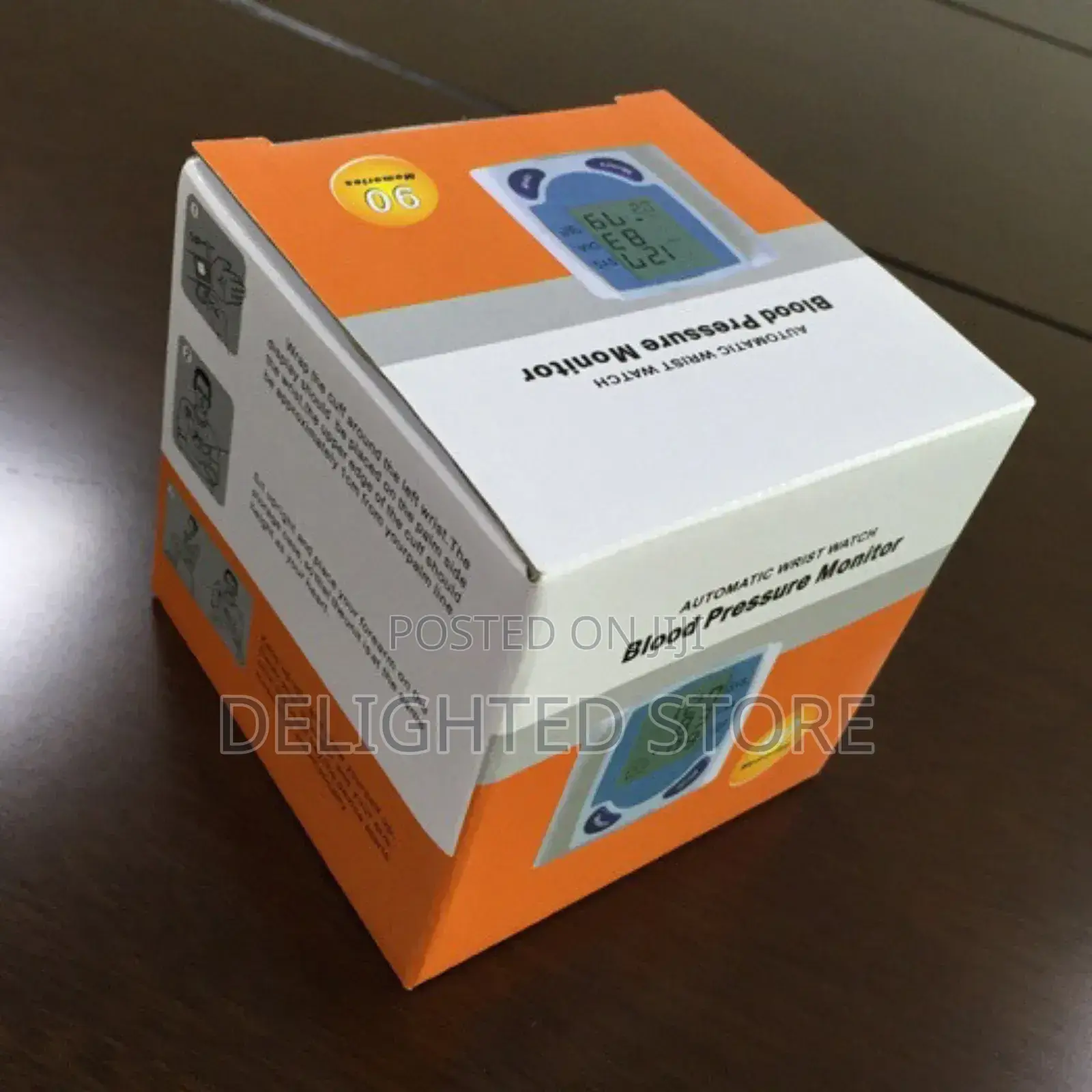 Battery-operated Wrist Blood Pressure Monitor