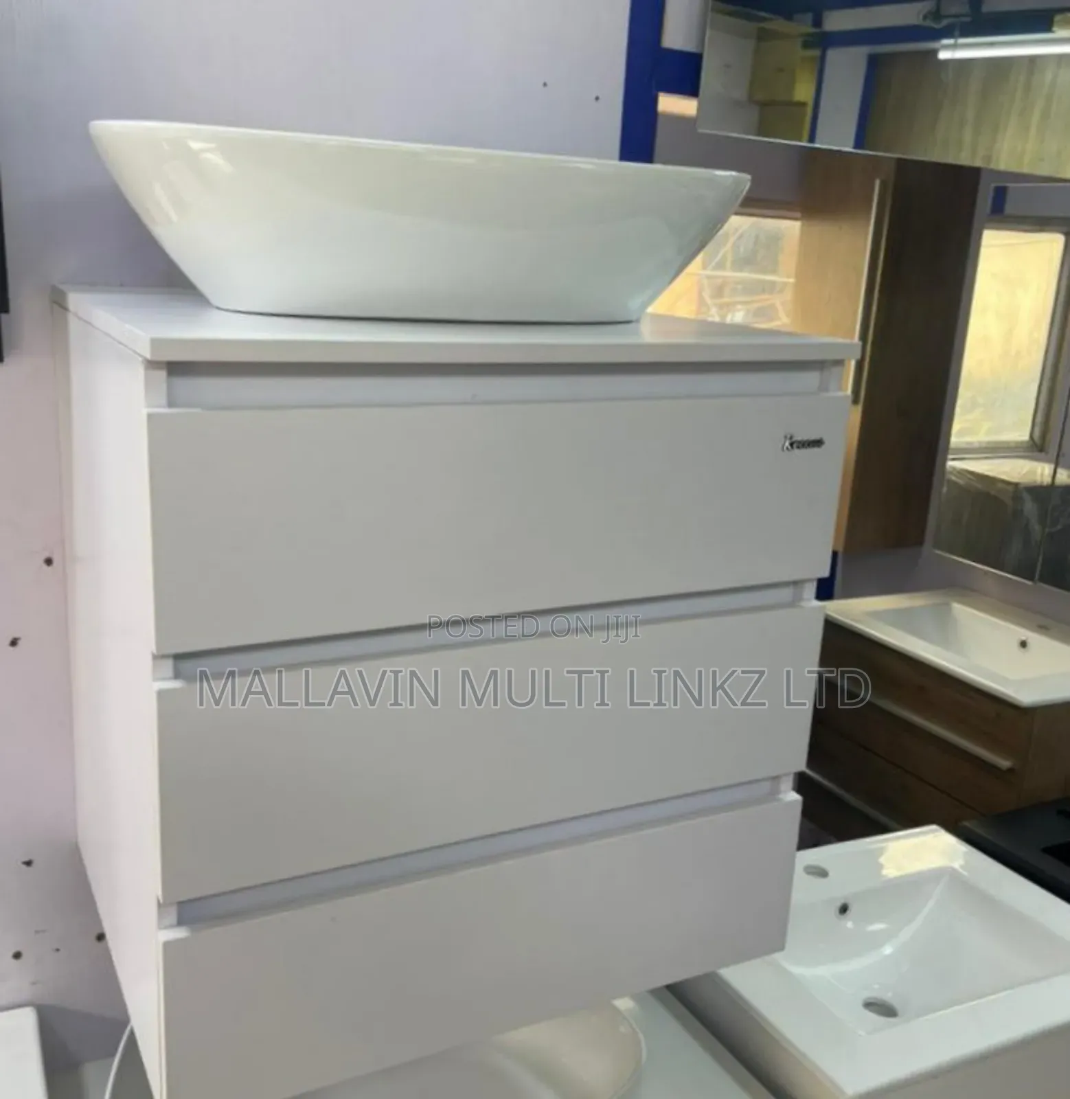Hanging Pvc Cabinet With Countertop Basin