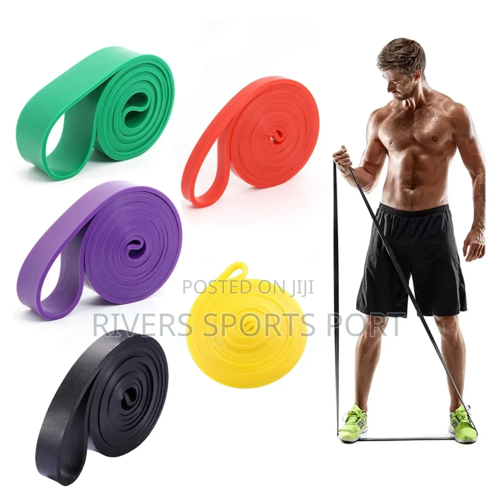 Elastic Pull Resistance Stretch Band/Rope for Fitne Training