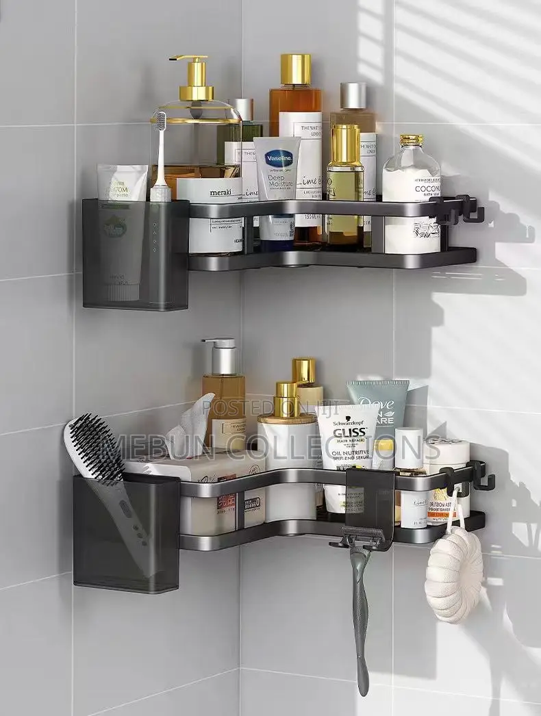 2in1 Corner Candy Bathroom Shelf