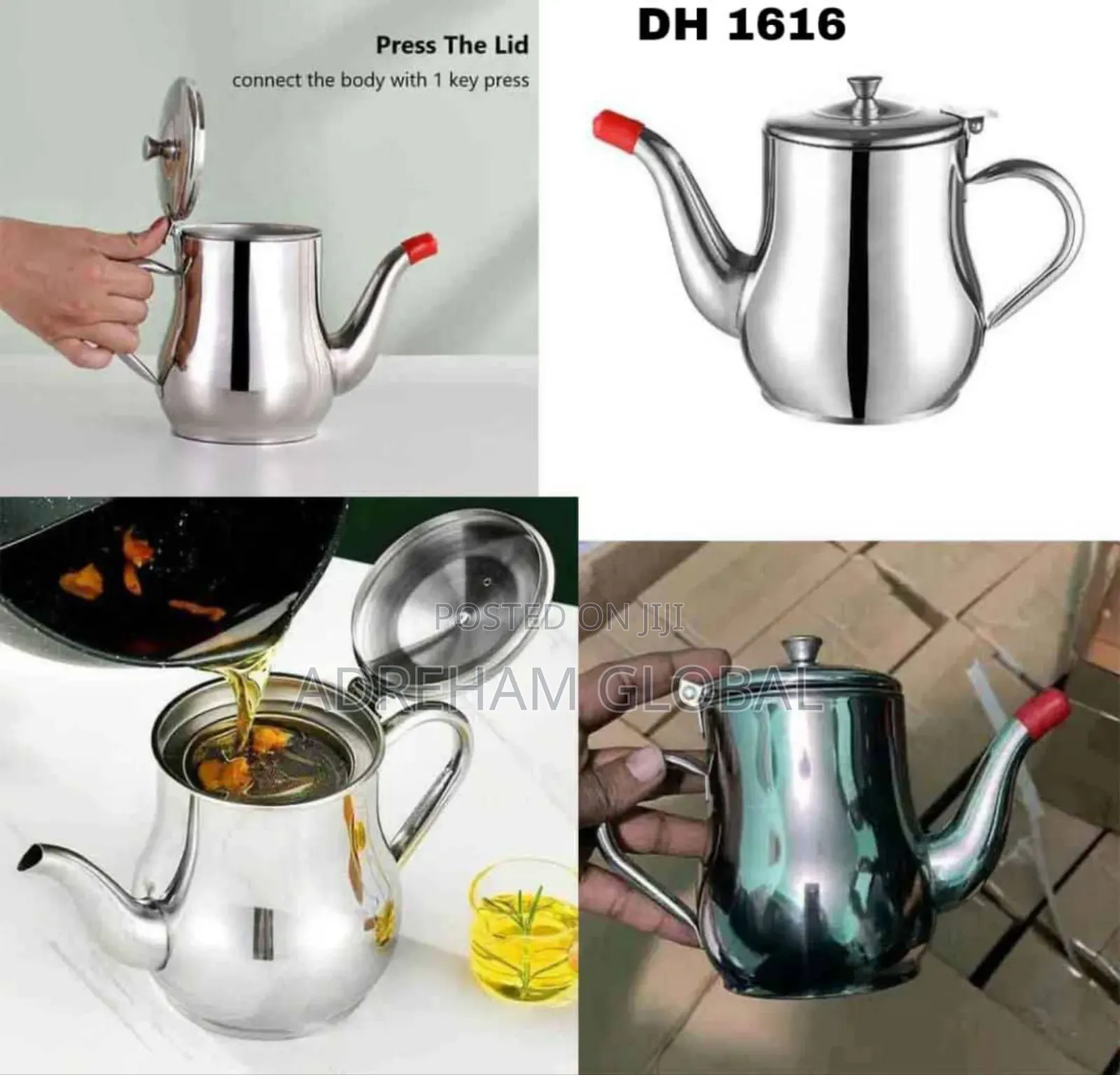 Oil Storage and Oil Filtration Kettle/Jug 