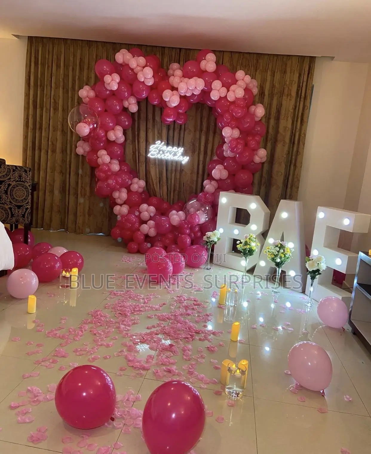 Surprise Birthday Decoration/ Ballon Garland