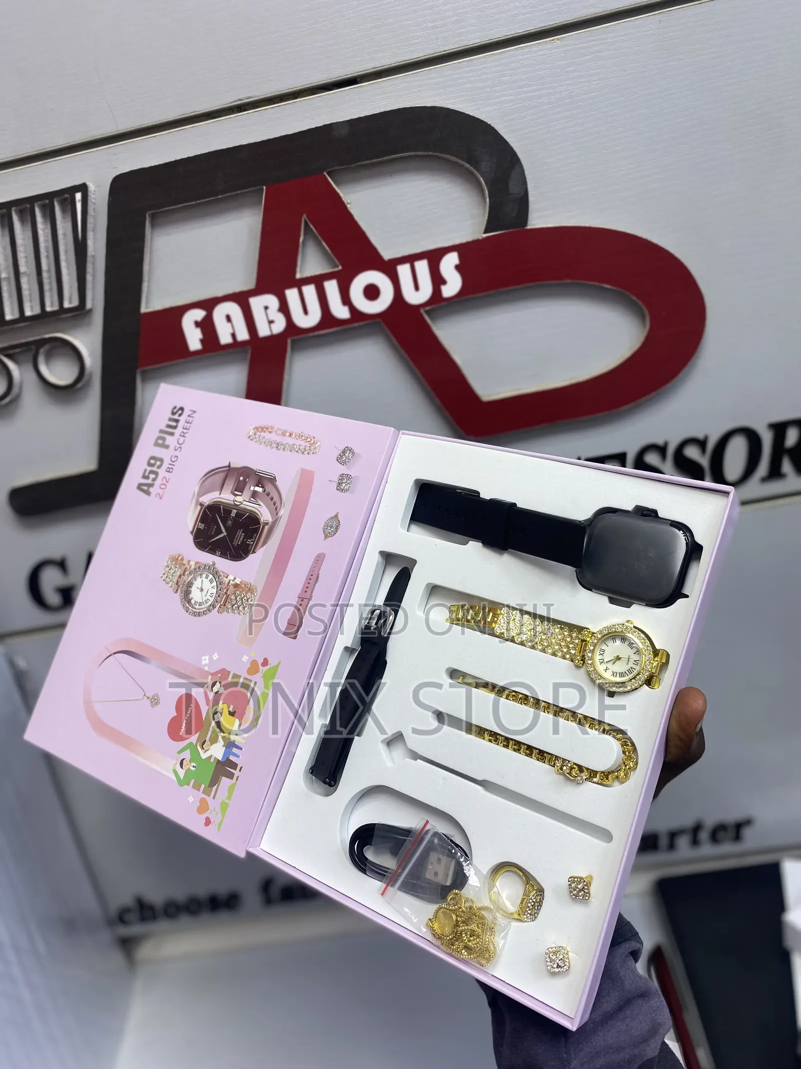 A59 Plus Smartwatch With Woman Accessories