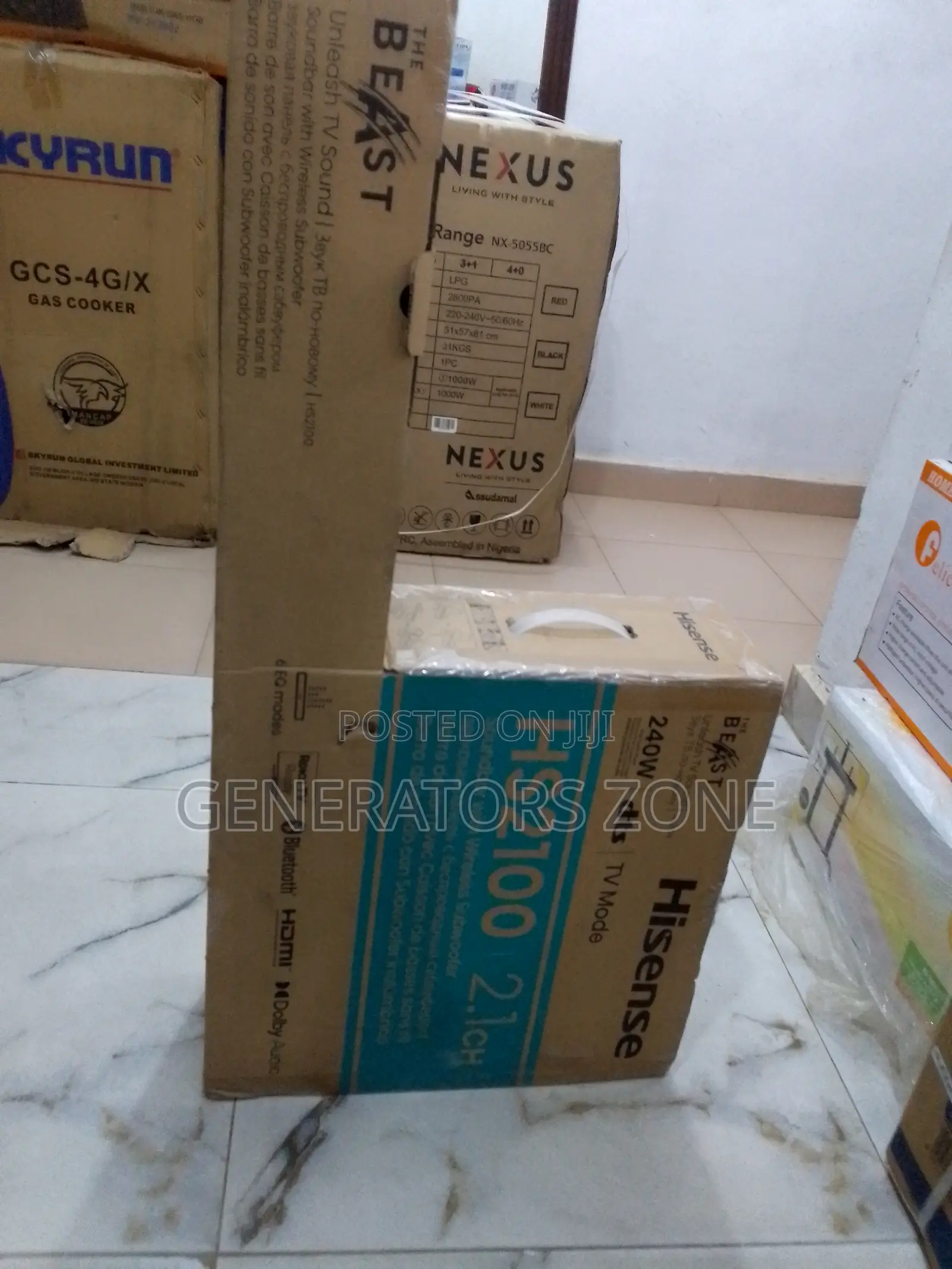 Lightweight Hisense Soundbar AUD 2100hs