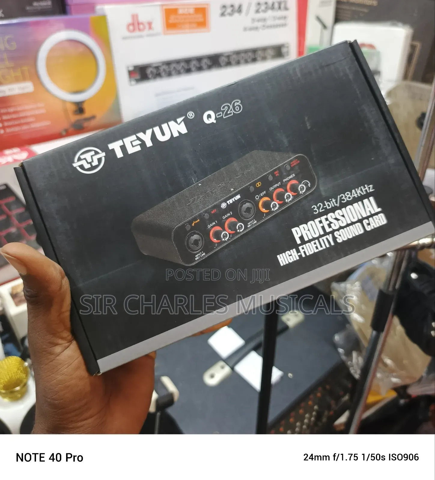 TEYUN Q26 2 Channels Professional Portable Audio Interface