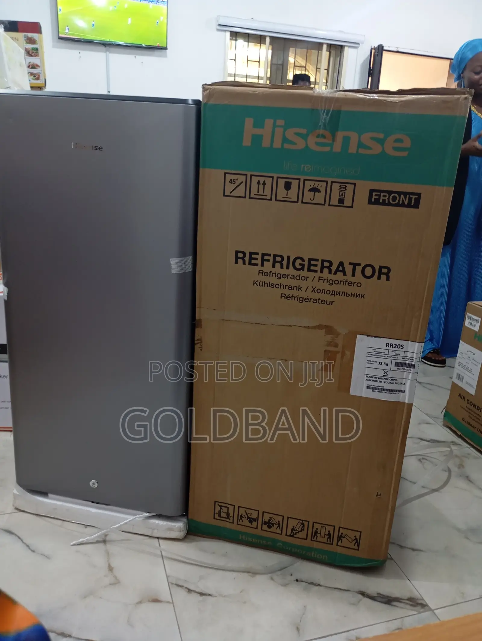 Hisense (Rr20s) 150L High-Tech Single Door Refrigerator