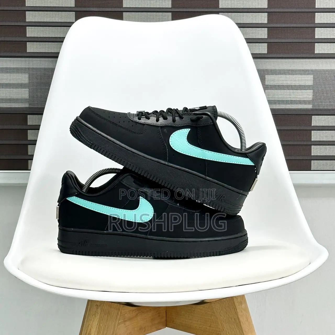 Monogrammed Tiffany Co. X Nike Air Force1 “1837” Sneakers