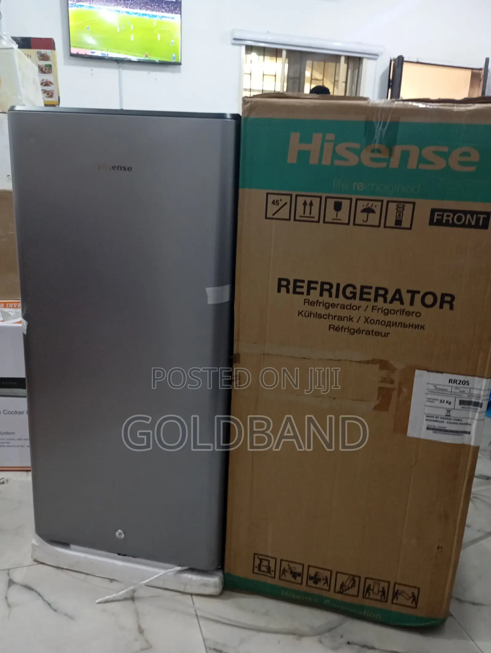 Hisense (Rr20s) 150L Efficient 32kg Single Door Refrigerator
