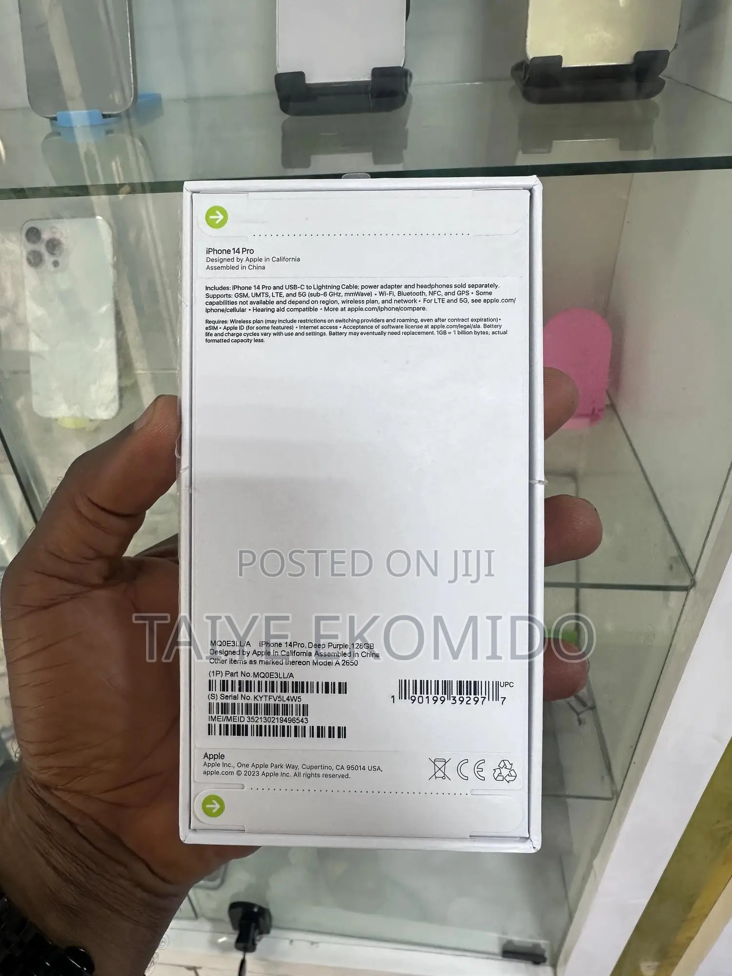 New Apple iPhone 14 Pro 128 GB Purple
