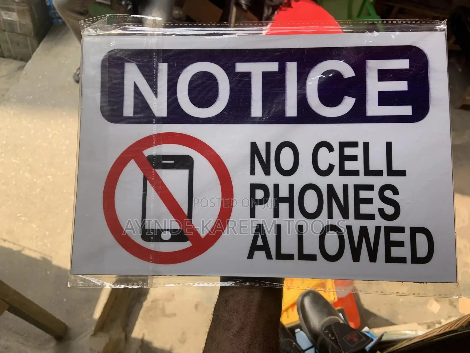 No Cell Phones Allowed
