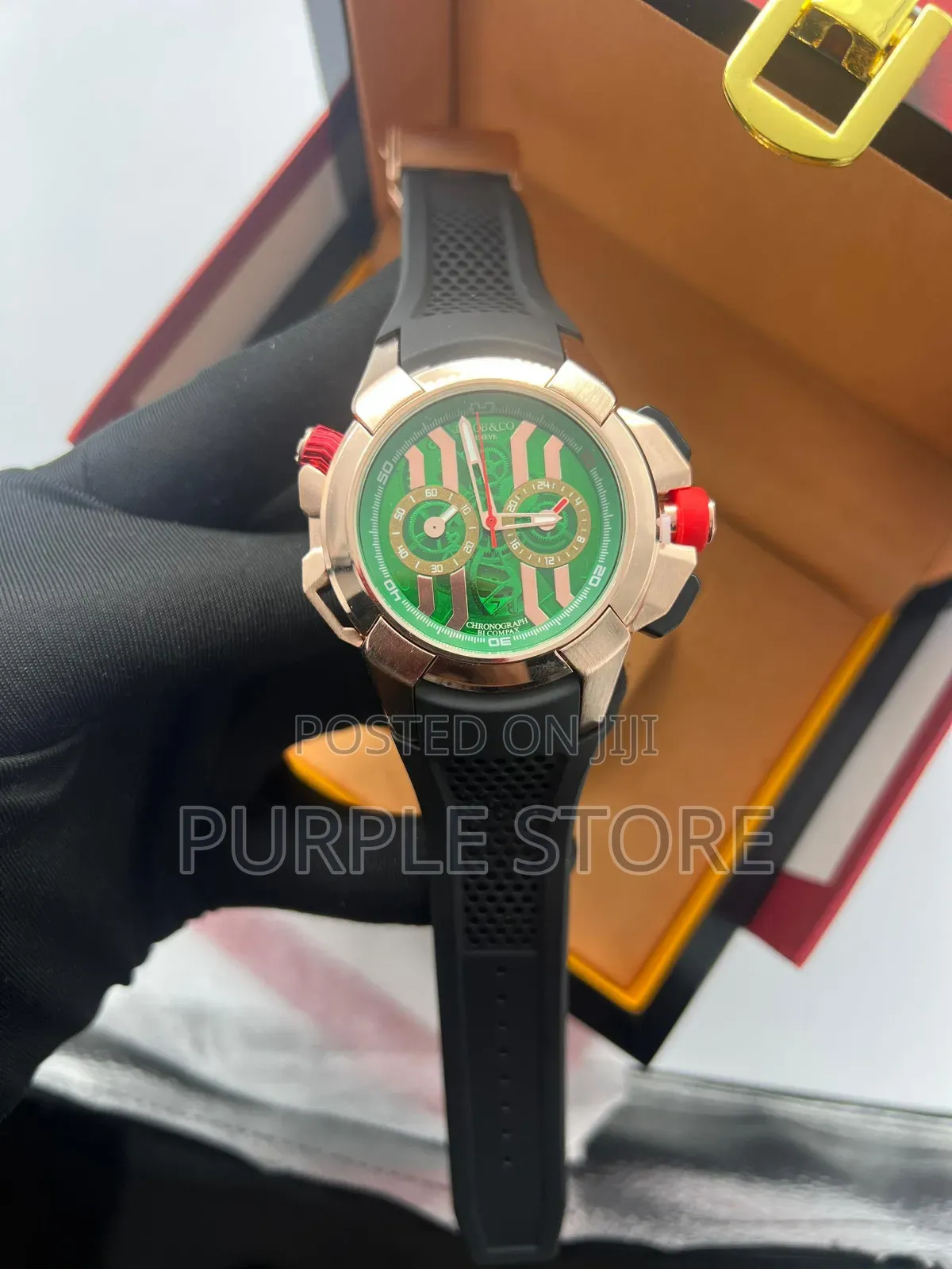 Jacob Co Chronograph Wristwatch