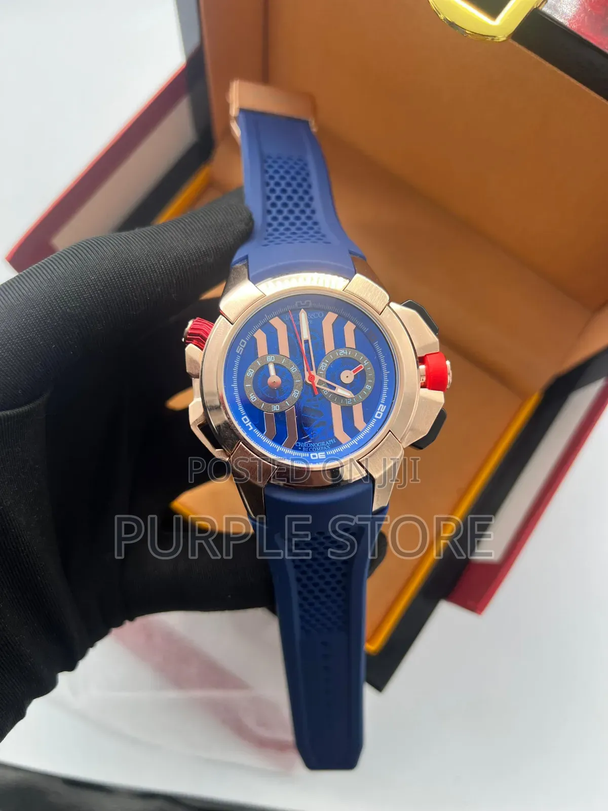 Jacob Co Chronograph Wristwatch