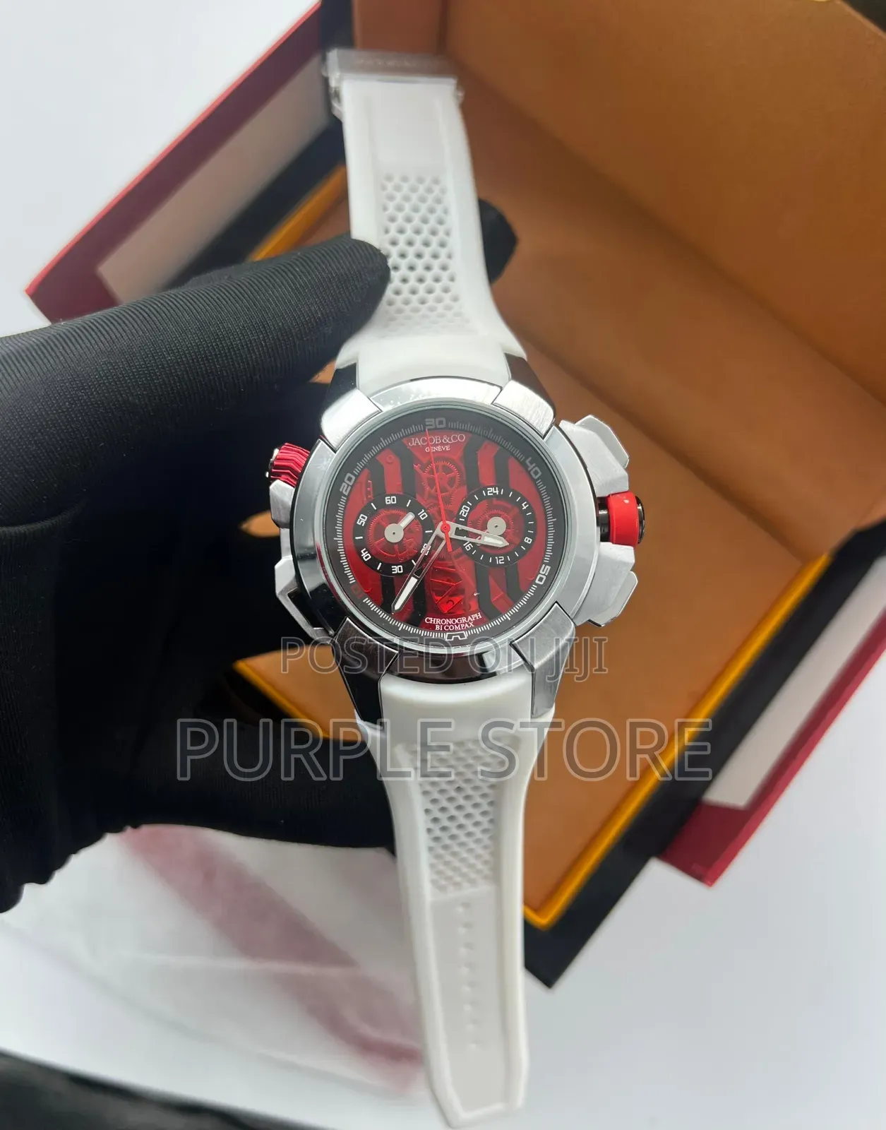 Jacob Co Chronograph Wristwatch
