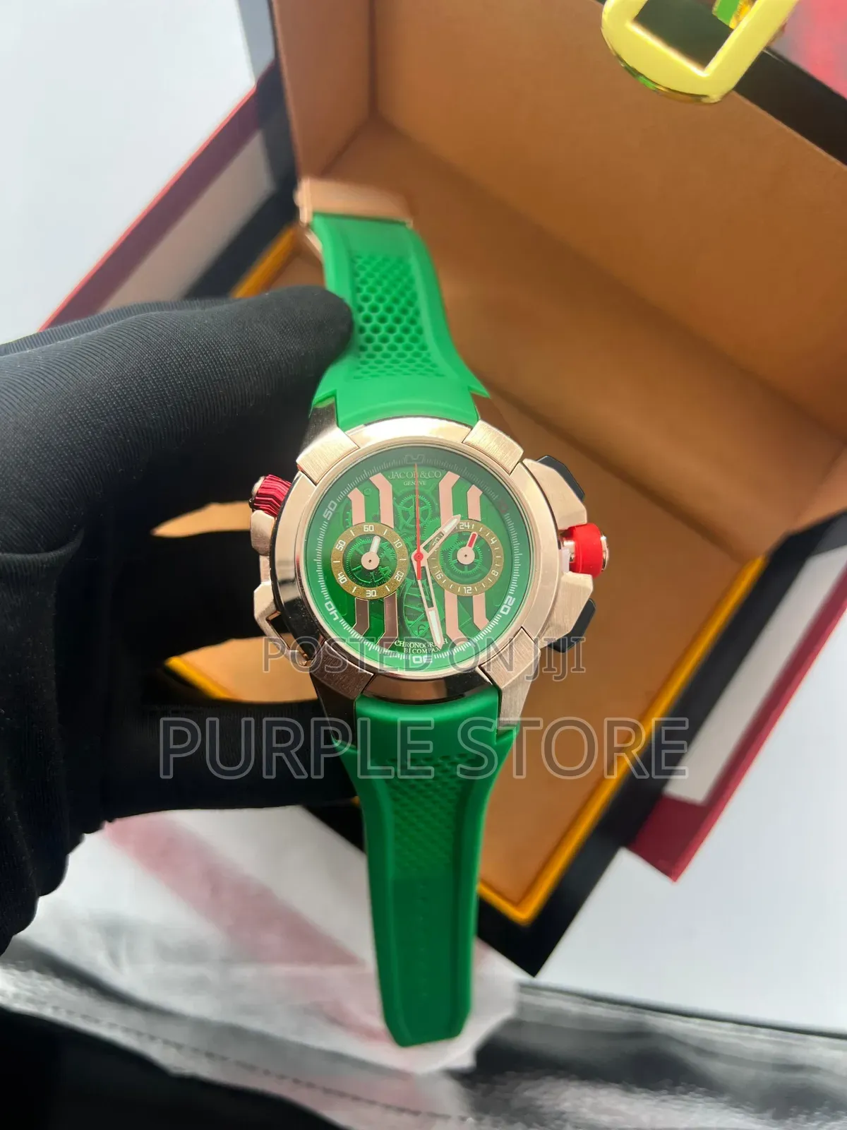 Jacob Co Chronograph Wristwatch
