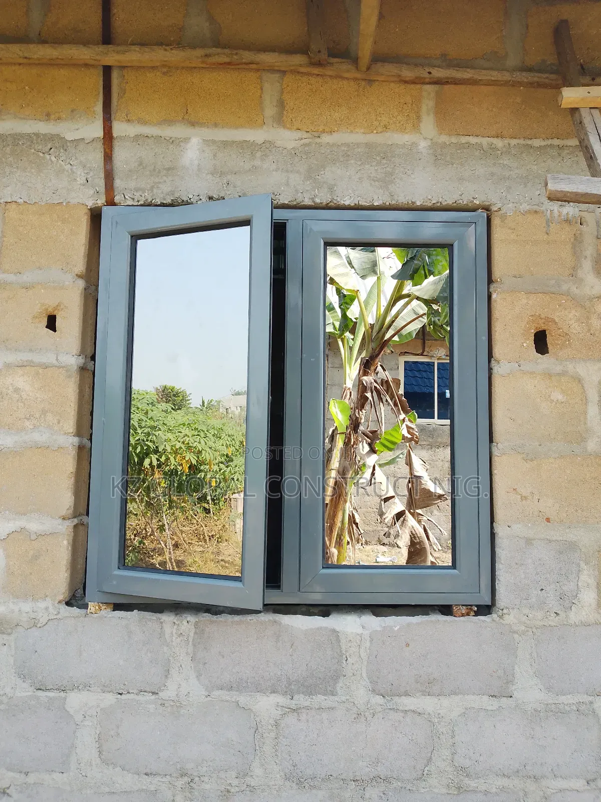 Aluminum Casement Window With Net Only Series 222